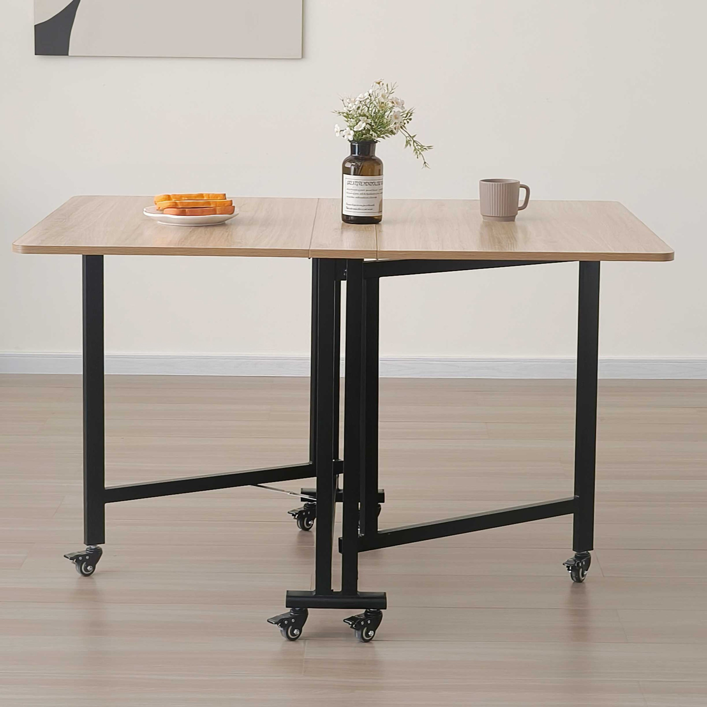 طاولة سفرة قابلة للطي لـ4 مقاعد ألفا من موفو-hbxfurniture-diningtablesandsets-diningtables-fourseater-image-3