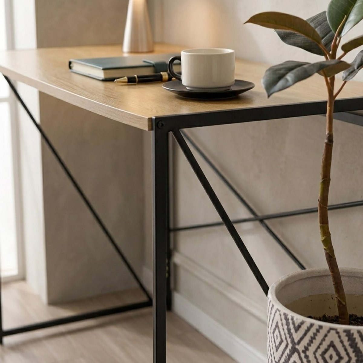 Movo Jenna Foldable Study Desk-hbxfurniture-office-desks-image-3
