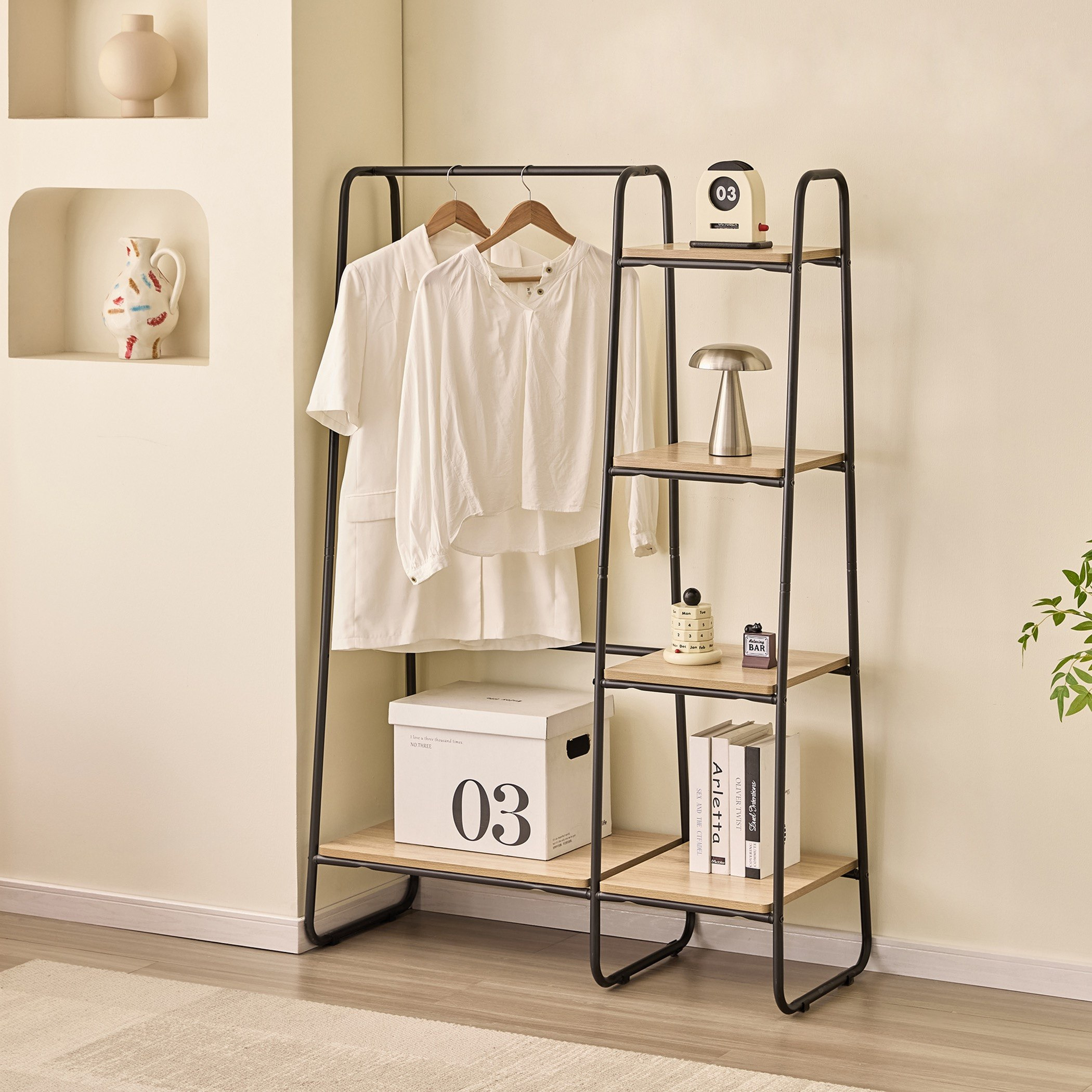 Movo Coda Coat Hanger and Multipurpose Rack-hbxbedroom-bedroomaccessories-bedroomstorage-image-1