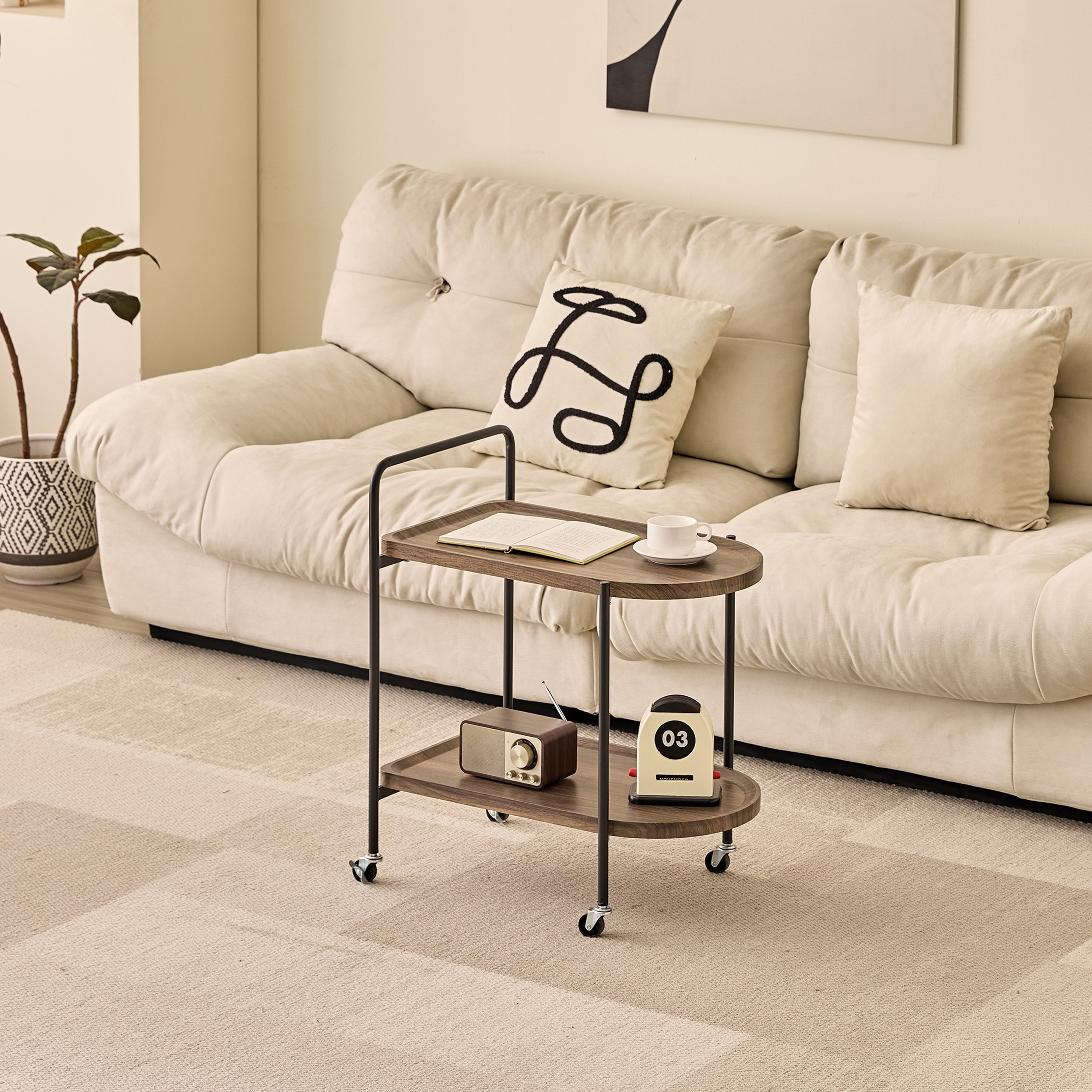 عربة تقديم بطابقين شيلي من موفو-hbxlivingroom-tablesandstands-servingtrolleys-image-1