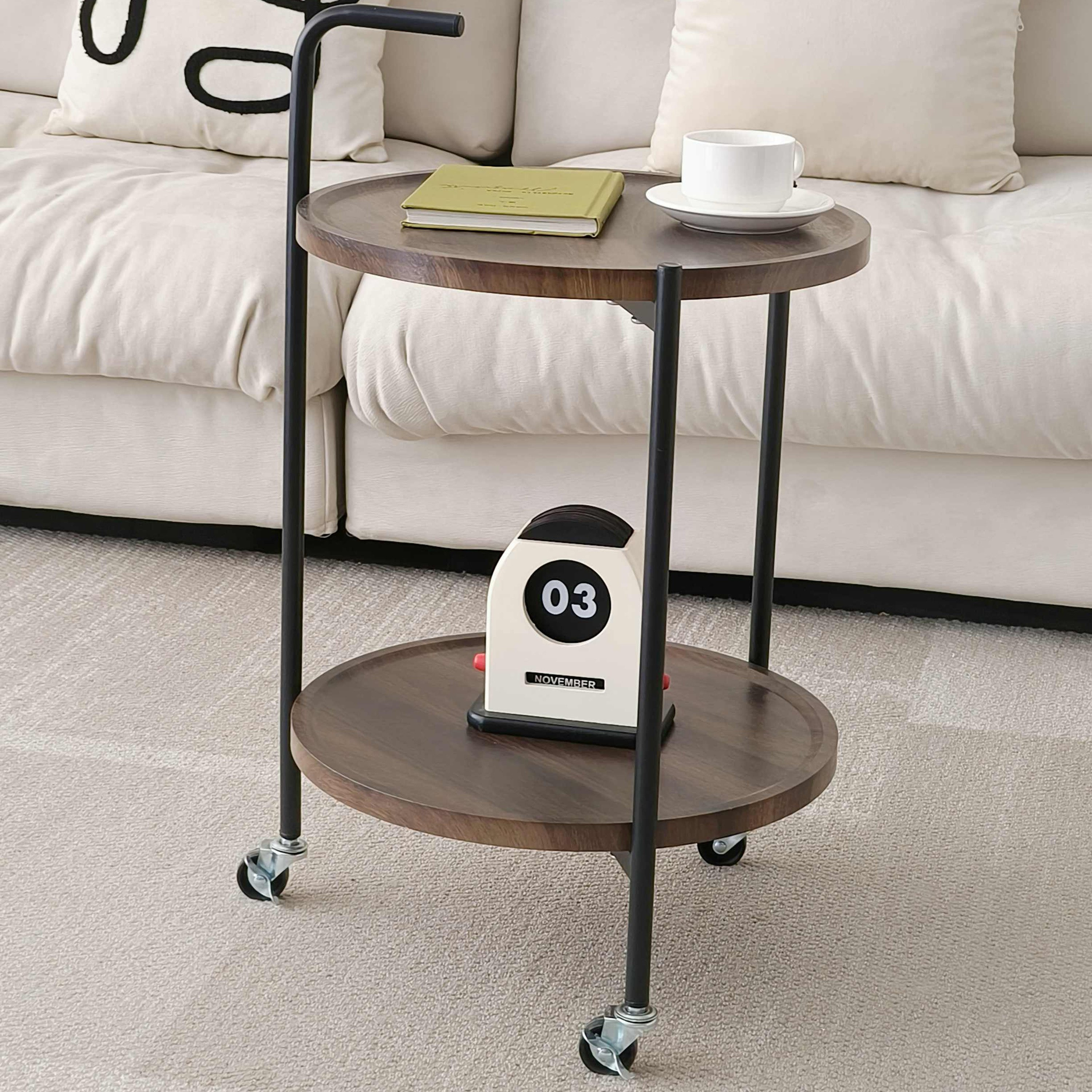 عربة تقديم دائرية بطبقتين من موفو جينا-hbxlivingroom-tablesandstands-servingtrolleys-image-4