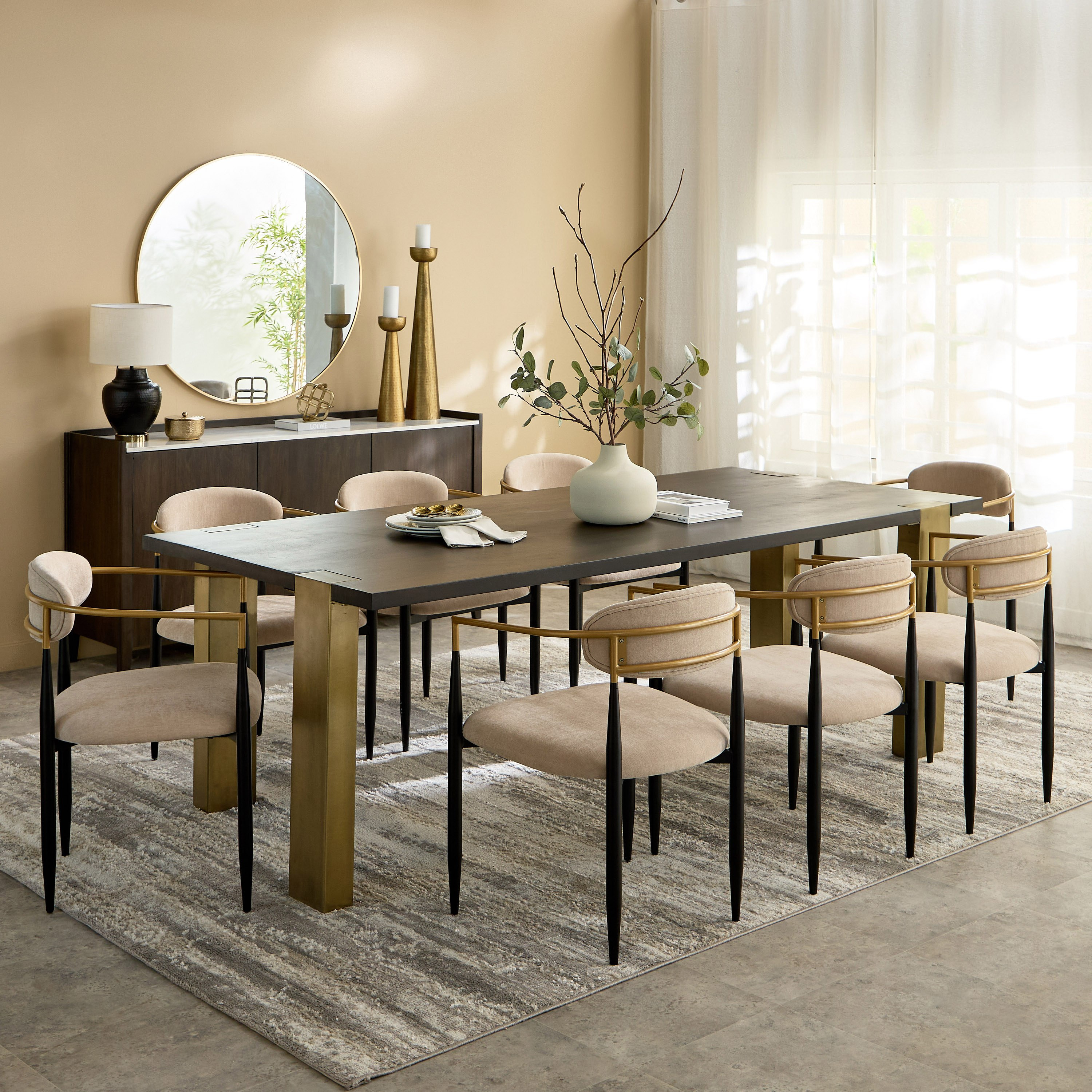 خزانة جانبية 3 أبواب بسطح من الرخام الأصلي - بلاكس من فيندرا -hbxfurniture-diningroom-buffetsandsideboards-image-8