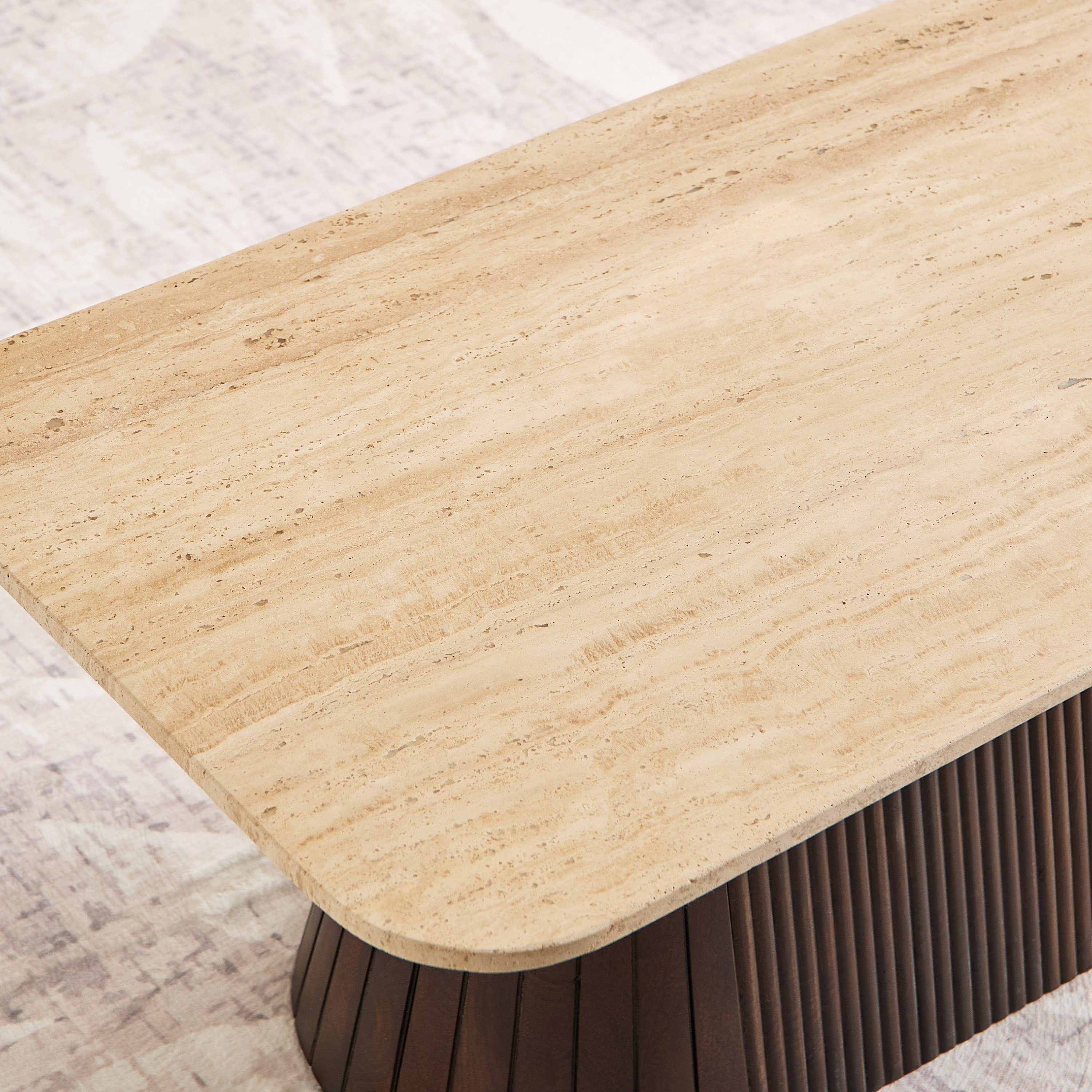 Cavon Ribella Genuine Travertine Top Coffee Table with Solid Wood Base-PROMO_HB_UAE_HBX10_250526-image-3