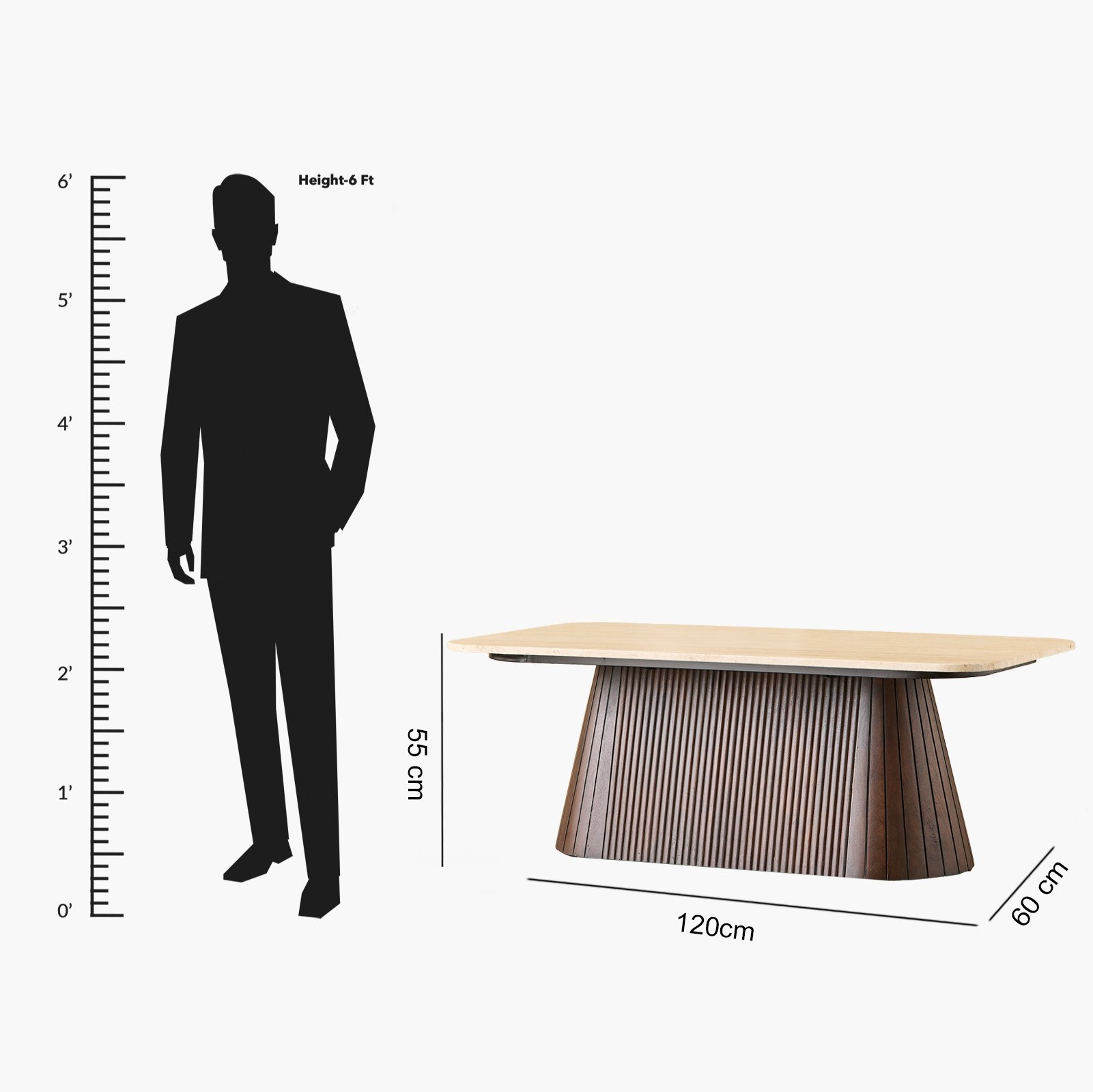 Cavon Ribella Genuine Travertine Top Coffee Table with Solid Wood Base-PROMO_HB_UAE_HBX10_250526-image-6