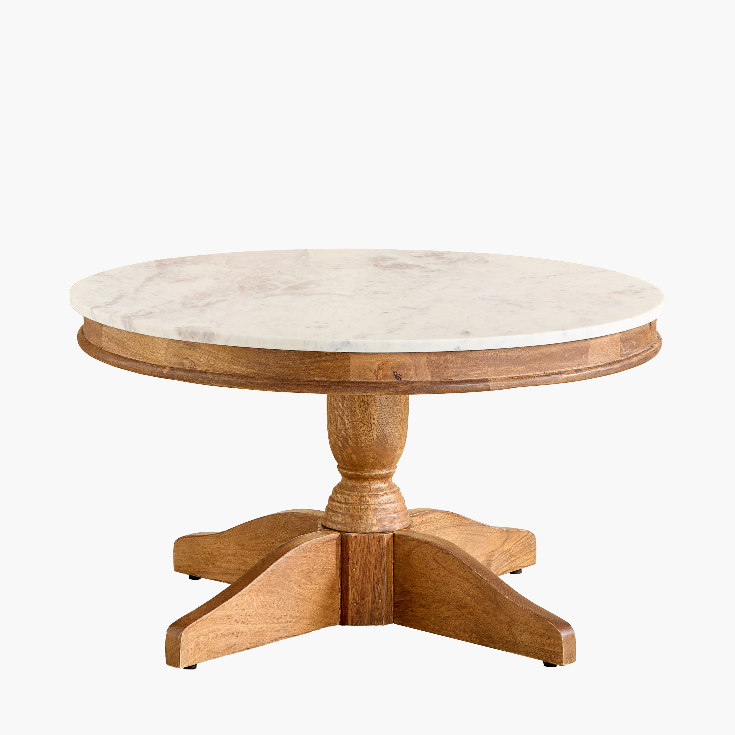 Degas Round Genuine Marble Top Coffee Table with Solid Wood Base-PROMO_HB_UAE_HBX10_250526-image-6