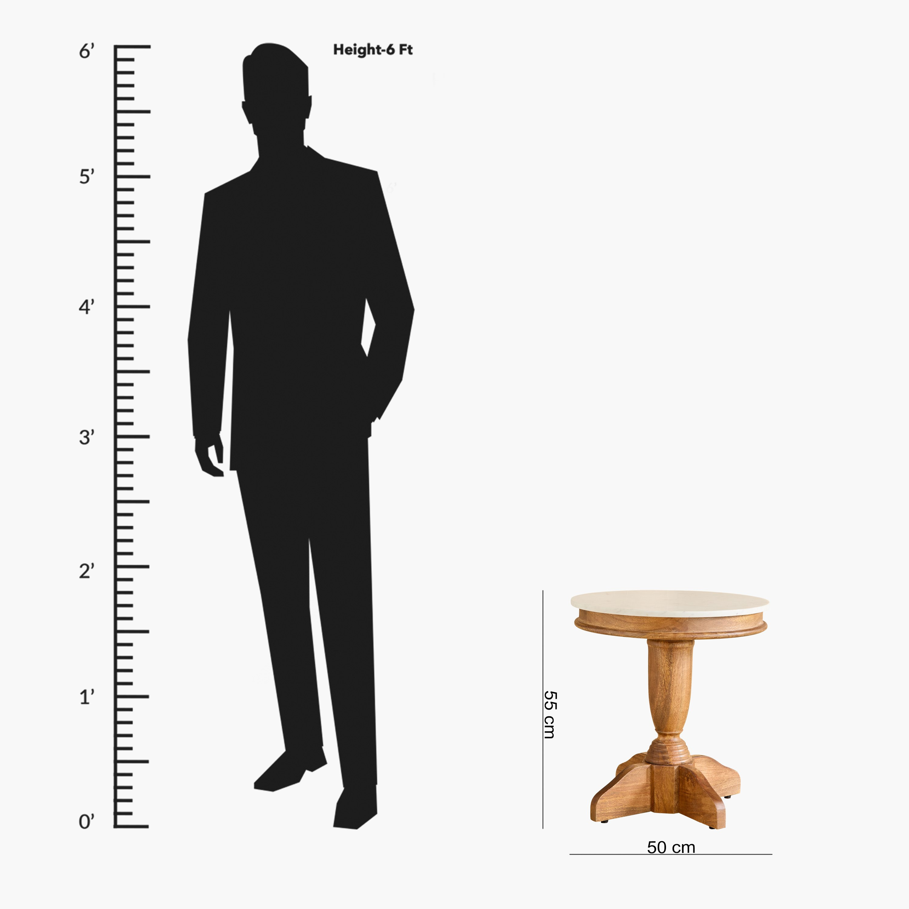 طاولة جانبية مستديرة بسطح رخام طبيعي وقاعدة خشب صلب من ديجاس-hbxfurniture-livingroom-endtables-image-7