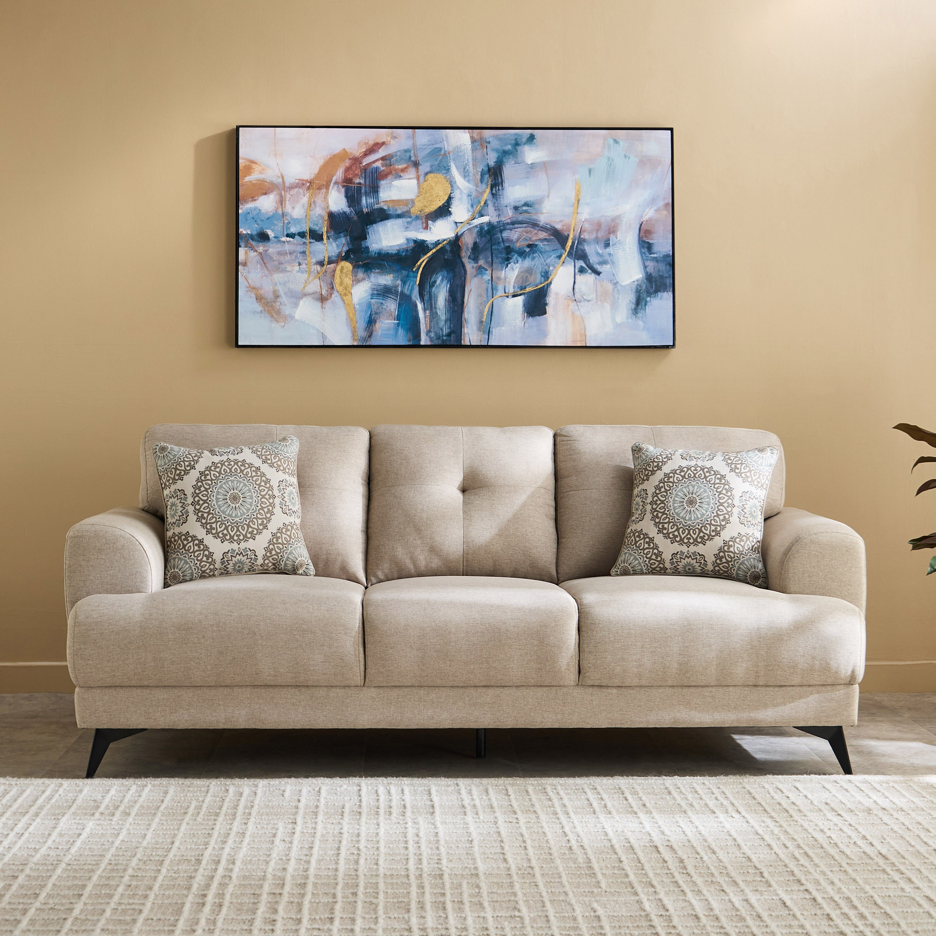 Estella 3-Seater Sofa with 2 Cushions-hbxlivingroom-sofasandarmchairs-sofas-image-2