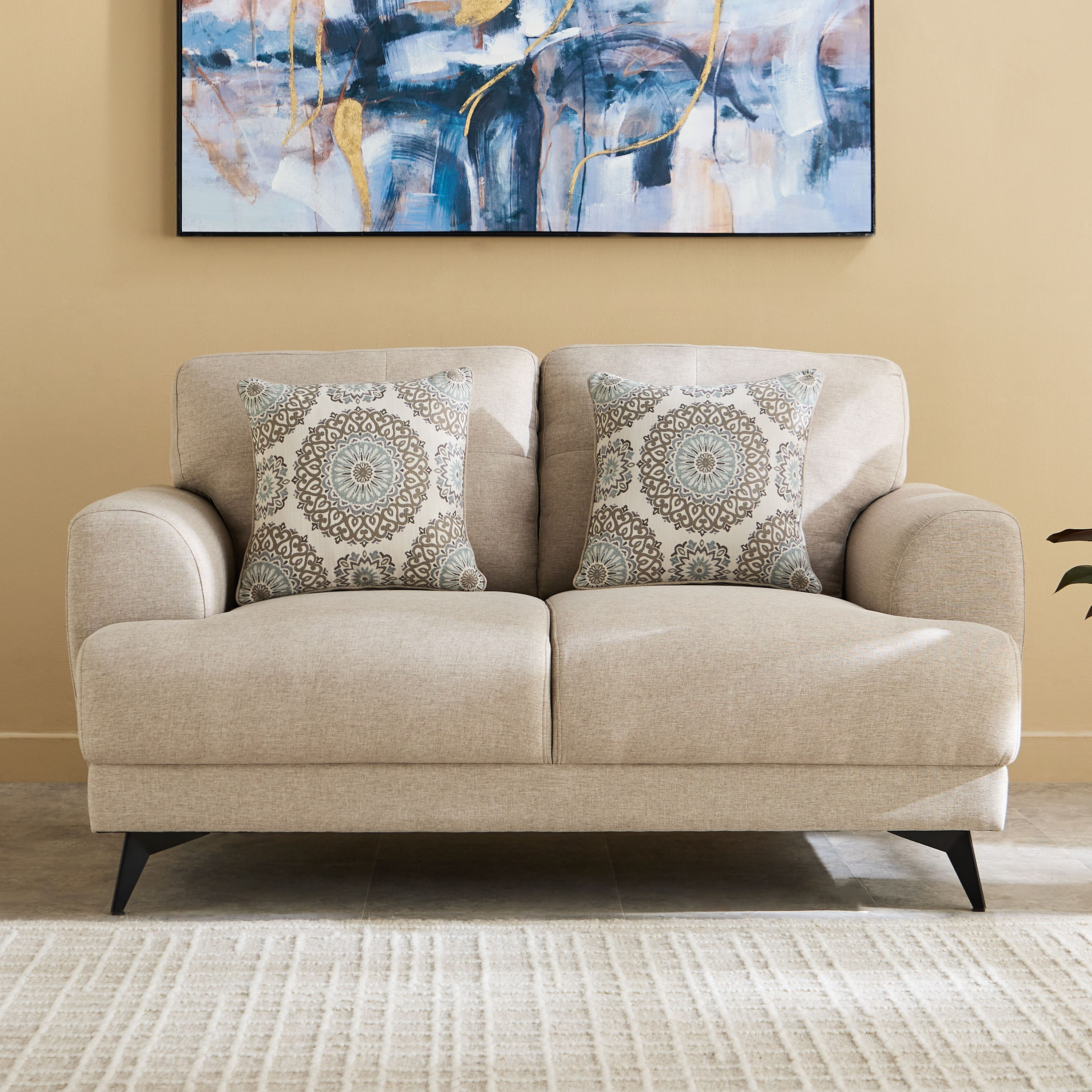 Estella 2-Seater Sofa with 2 Cushions-hbxlivingroom-sofasandarmchairs-sofas-image-2