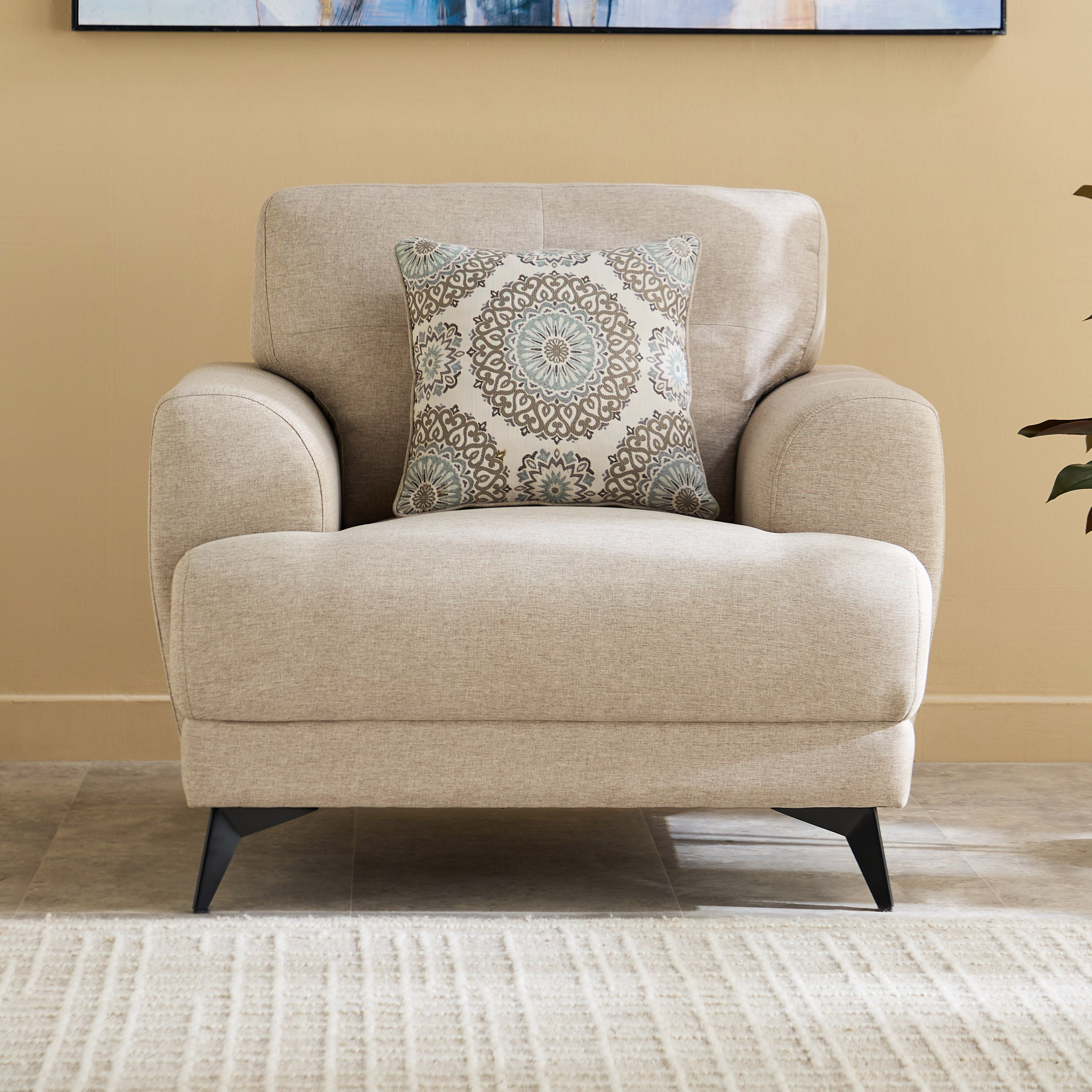 Estella Armchair Sofa with Cushion-hbxlivingroom-sofasandarmchairs-sofas-image-2