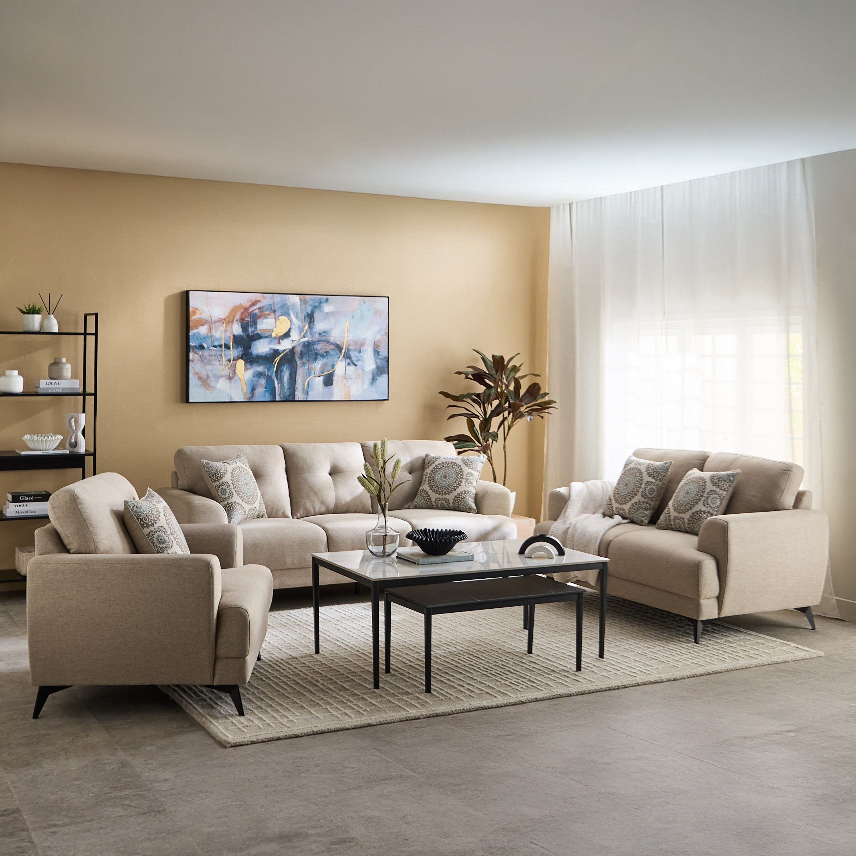Estella Armchair Sofa with Cushion-hbxlivingroom-sofasandarmchairs-sofas-image-9