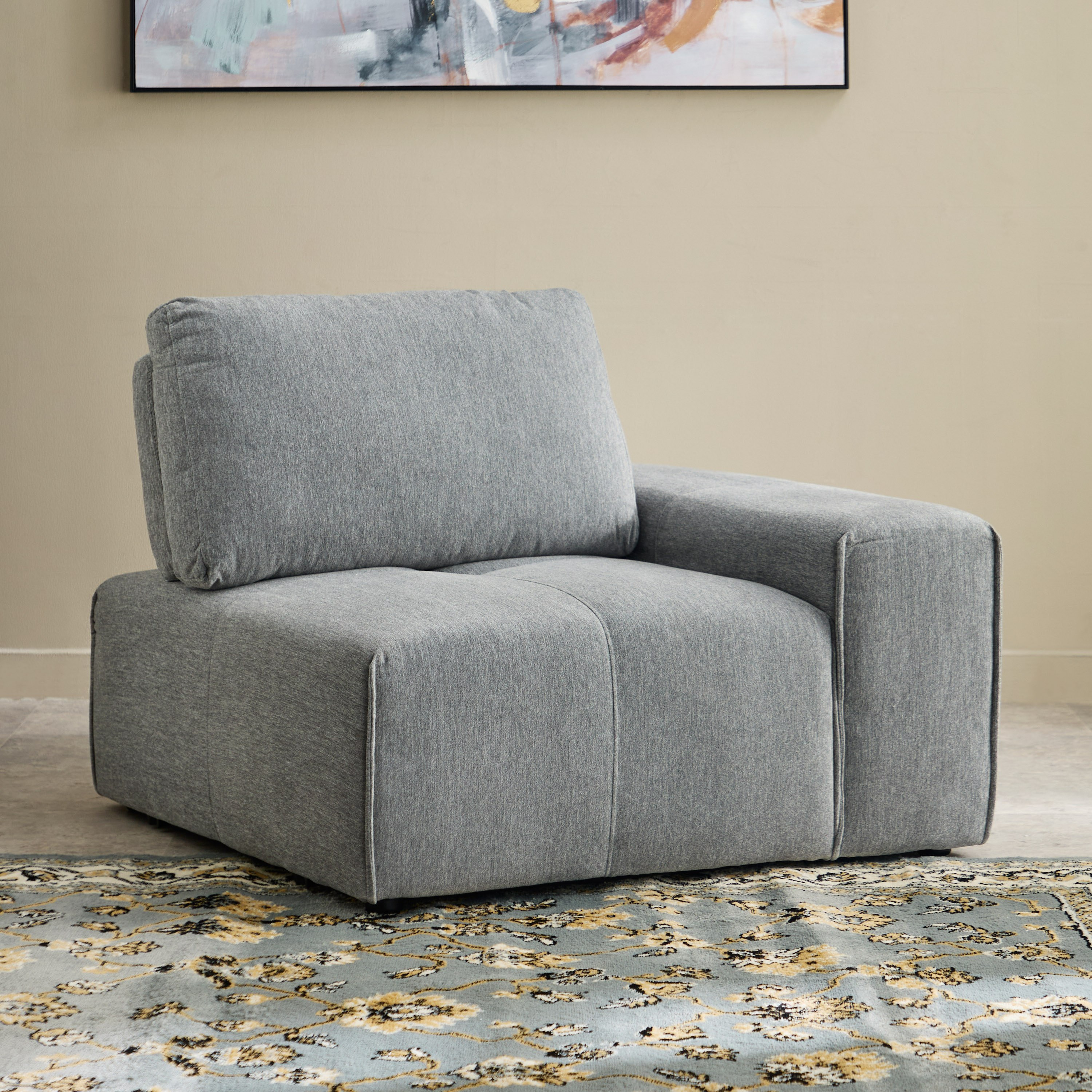 كنبة ركنية قماش بـ7 مقاعد مقسمة مع وحدة كونسول من سيسيل-hbxfurniture-livingroom-sofasandsofasets-image-2