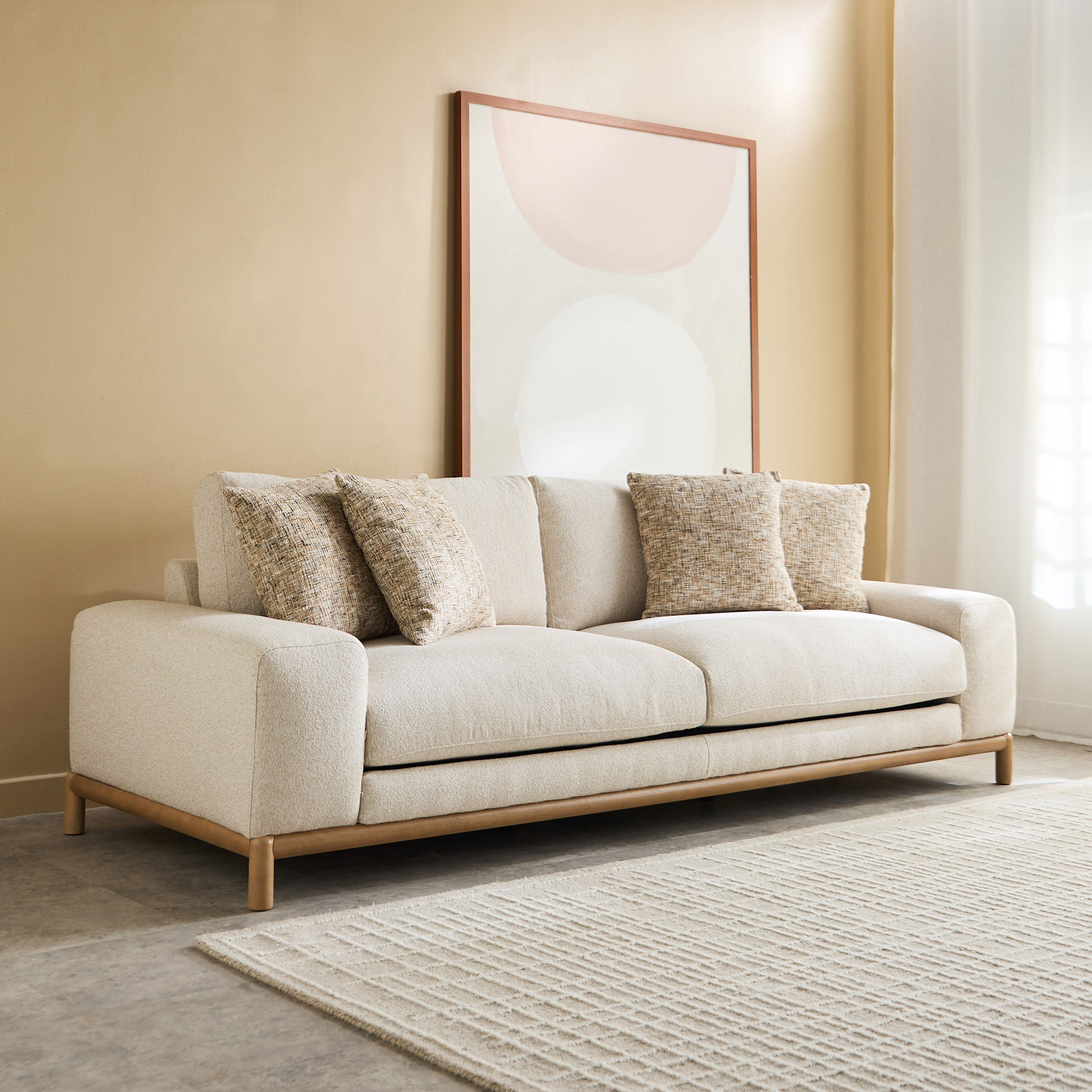 كنبة قماش 4 مقاعد مع 4 وسائد من سايفر-hbxlivingroom-sofasandarmchairs-sofas-image-1
