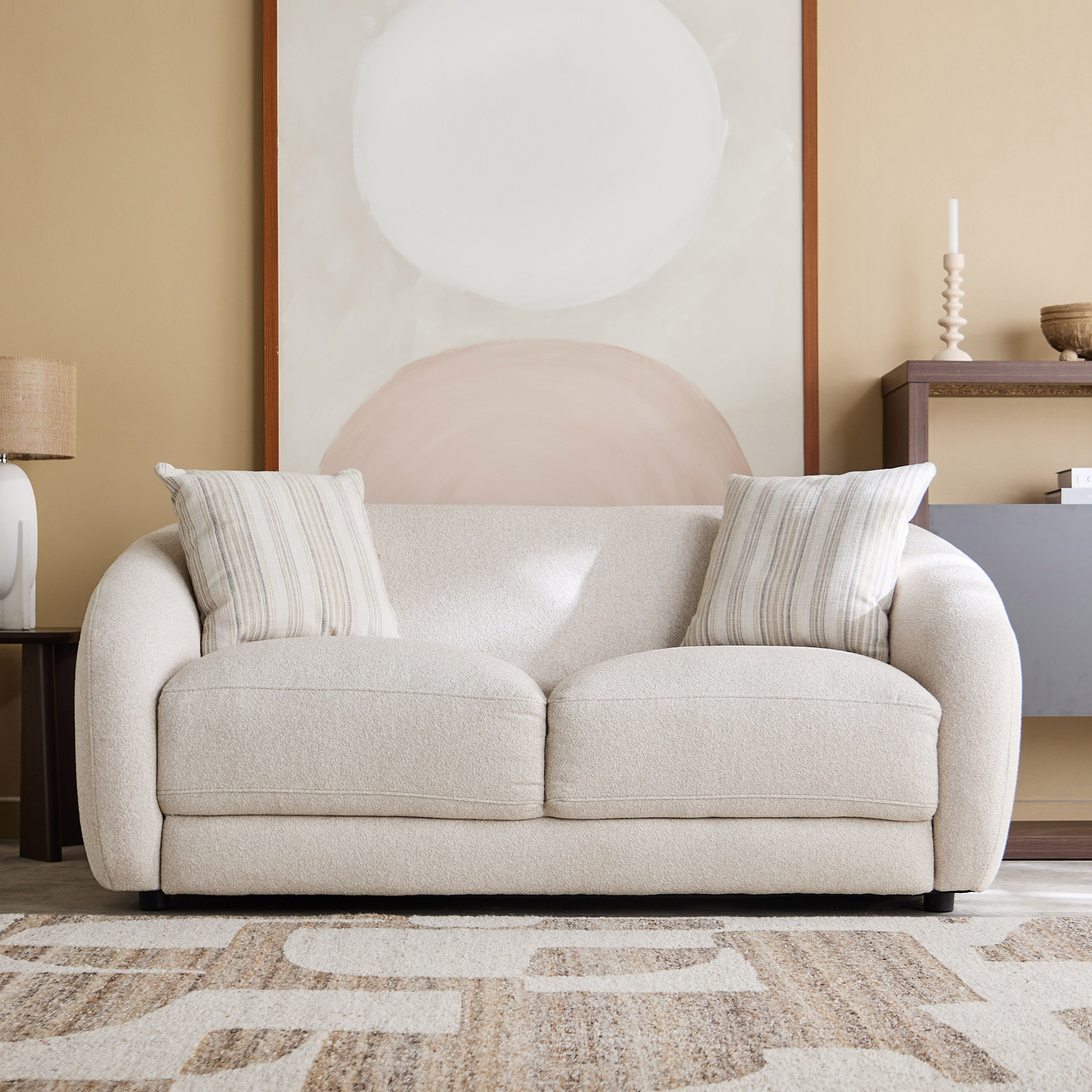 Napa 2-Seater Fabric Sofa with 2 Cushions-hbxlivingroom-sofasandarmchairs-sofas-image-2