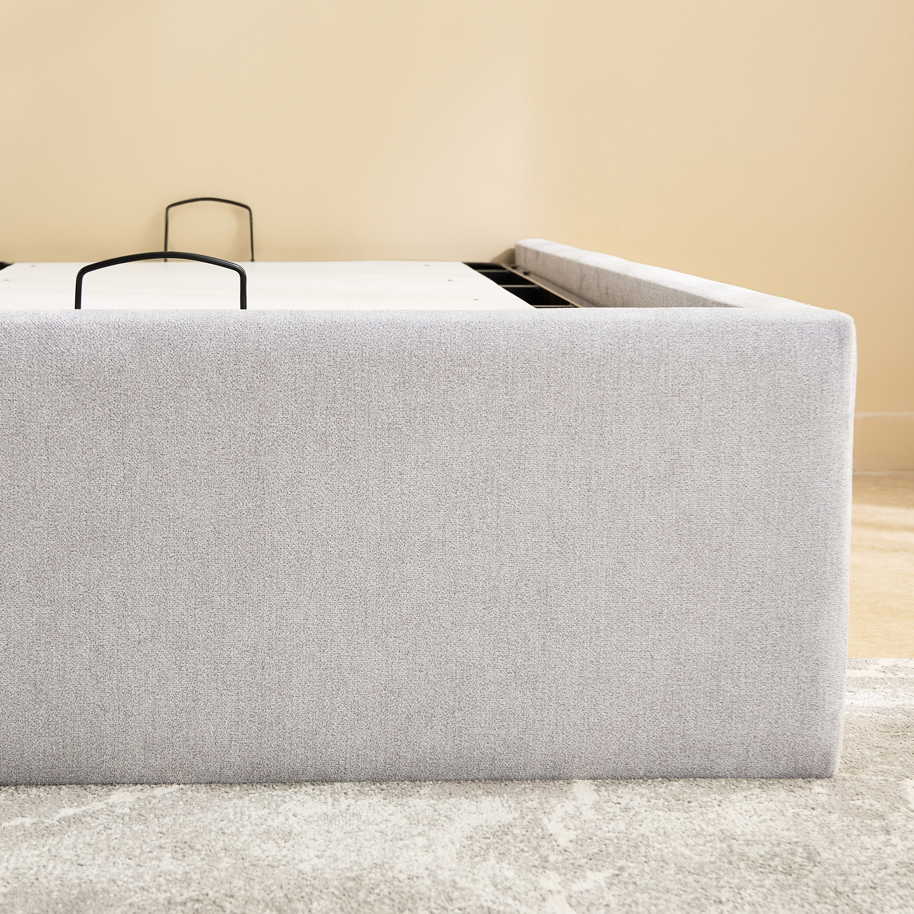 Hampton Upholstered Hydraulic Storage Queen Bed Base - 160x200 cm-hbxbedroom-bedsandbedsets-beds-queen-image-5