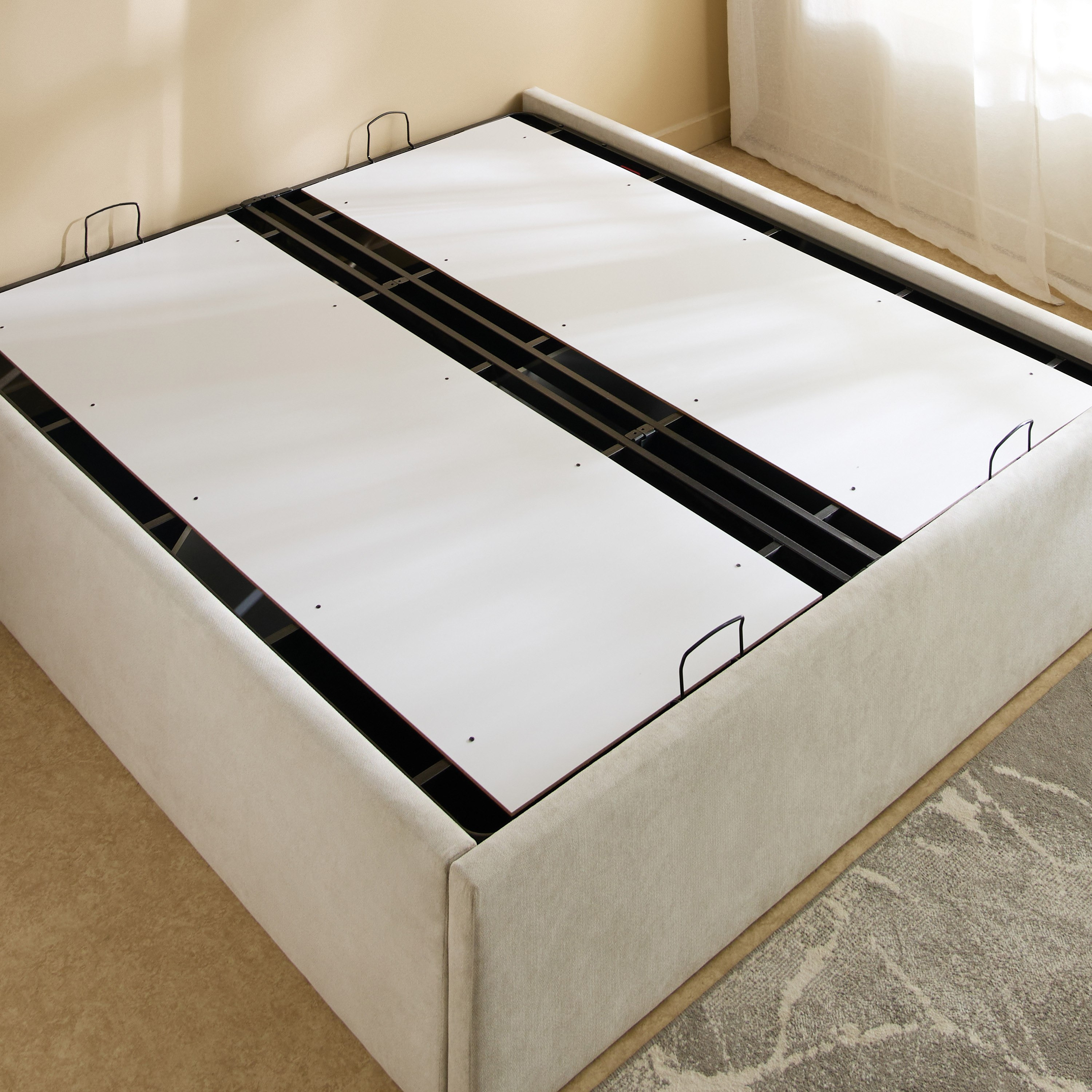 Hampton Upholstered Hydraulic Storage King Bed Base - 180x200 cm-PROMO_HB_UAE_HBX10_250526-image-7