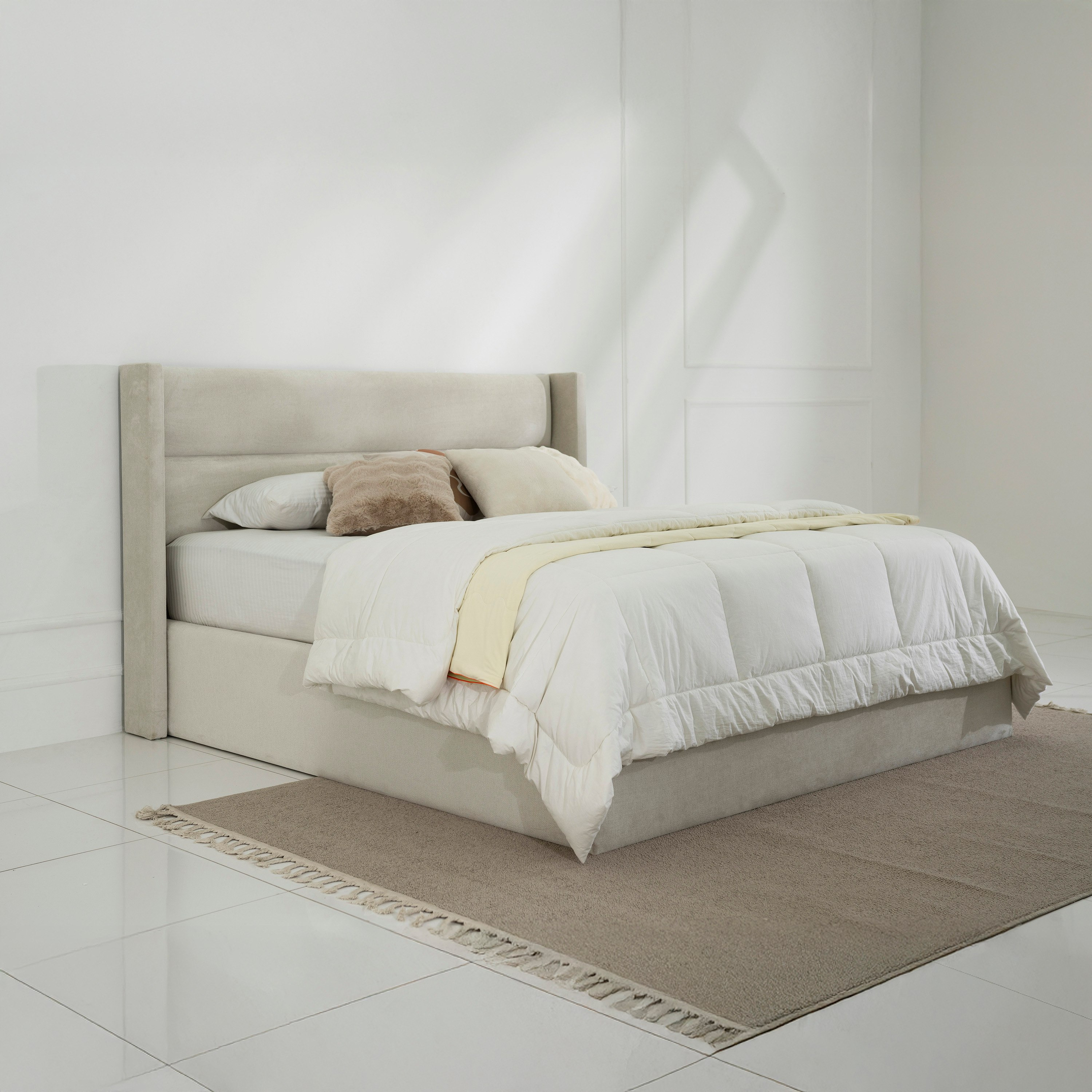 لوح رأسي كوين منجد من هامتون ألينا - 160x200 سم-hbxbedroom-bedsandbedsets-beds-queen-image-4