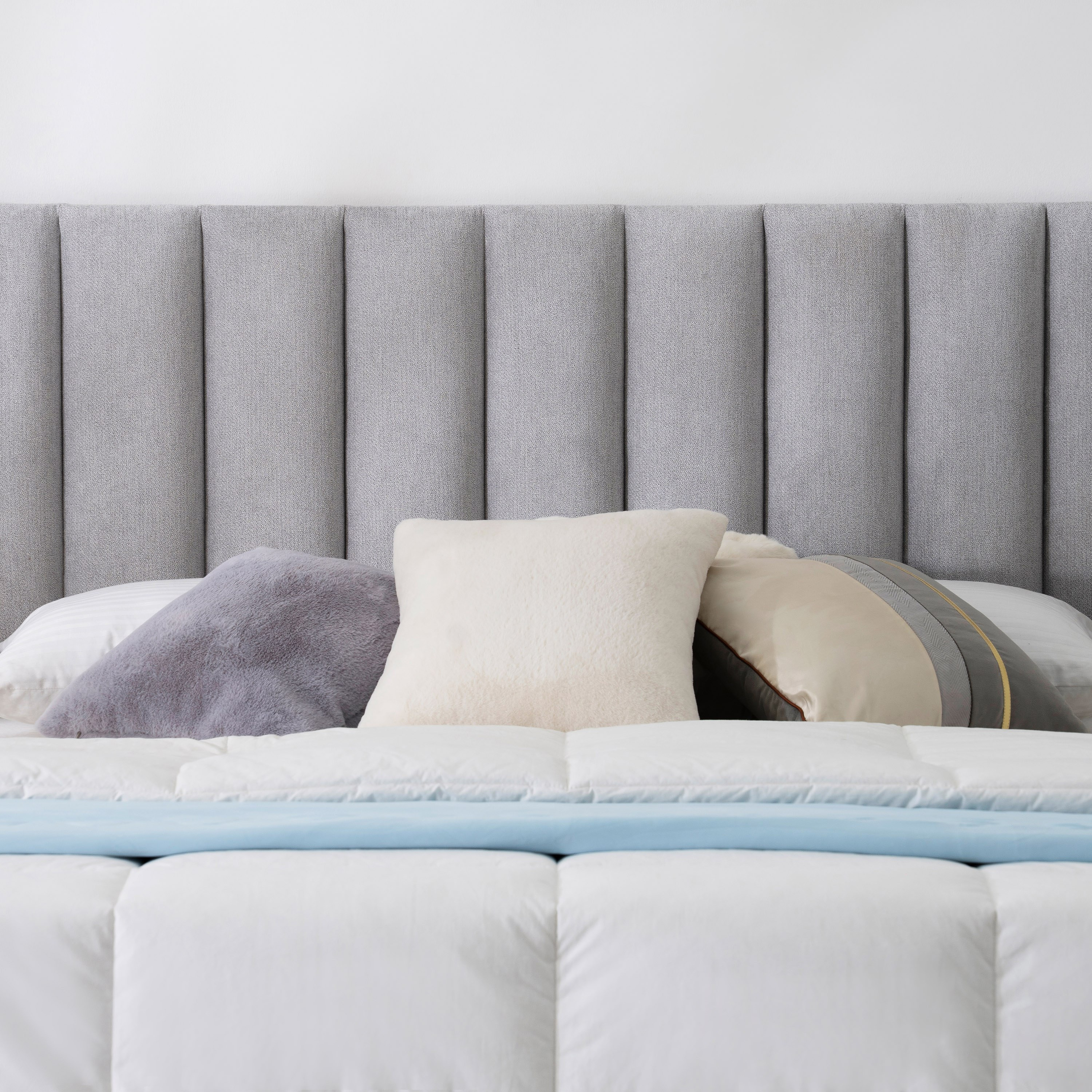 Hampton Cleona Upholstered Queen Headboard - 160x200 cm-hbxbedroom-bedsandbedsets-beds-queen-image-2