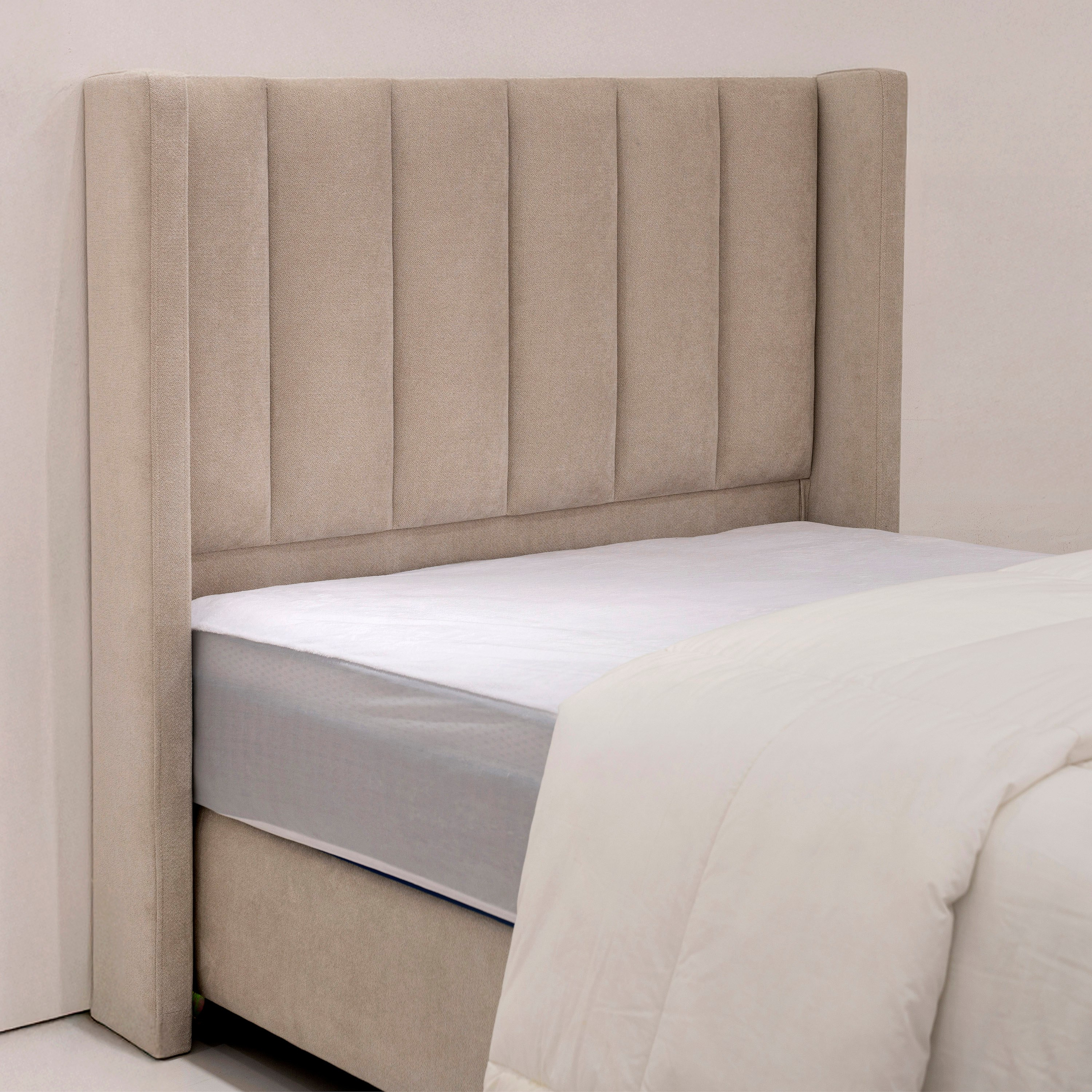 Meadow Cleona Upholstered Single Headboard - 90x200 cm-hbxkidsandyouth-bedsandbedsets-beds-single-image-2
