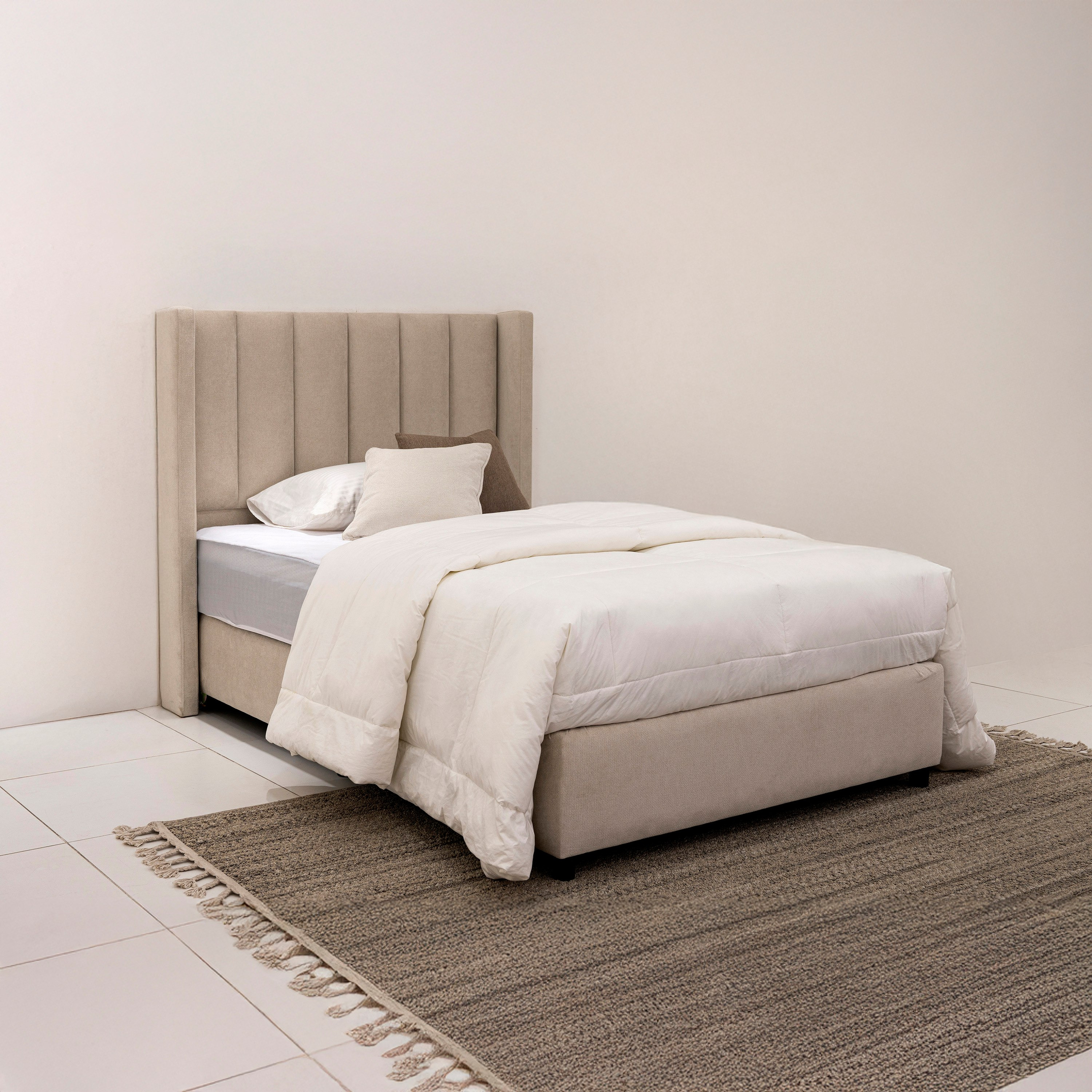 Meadow Cleona Upholstered Single Headboard - 90x200 cm-hbxkidsandyouth-bedsandbedsets-beds-single-image-4