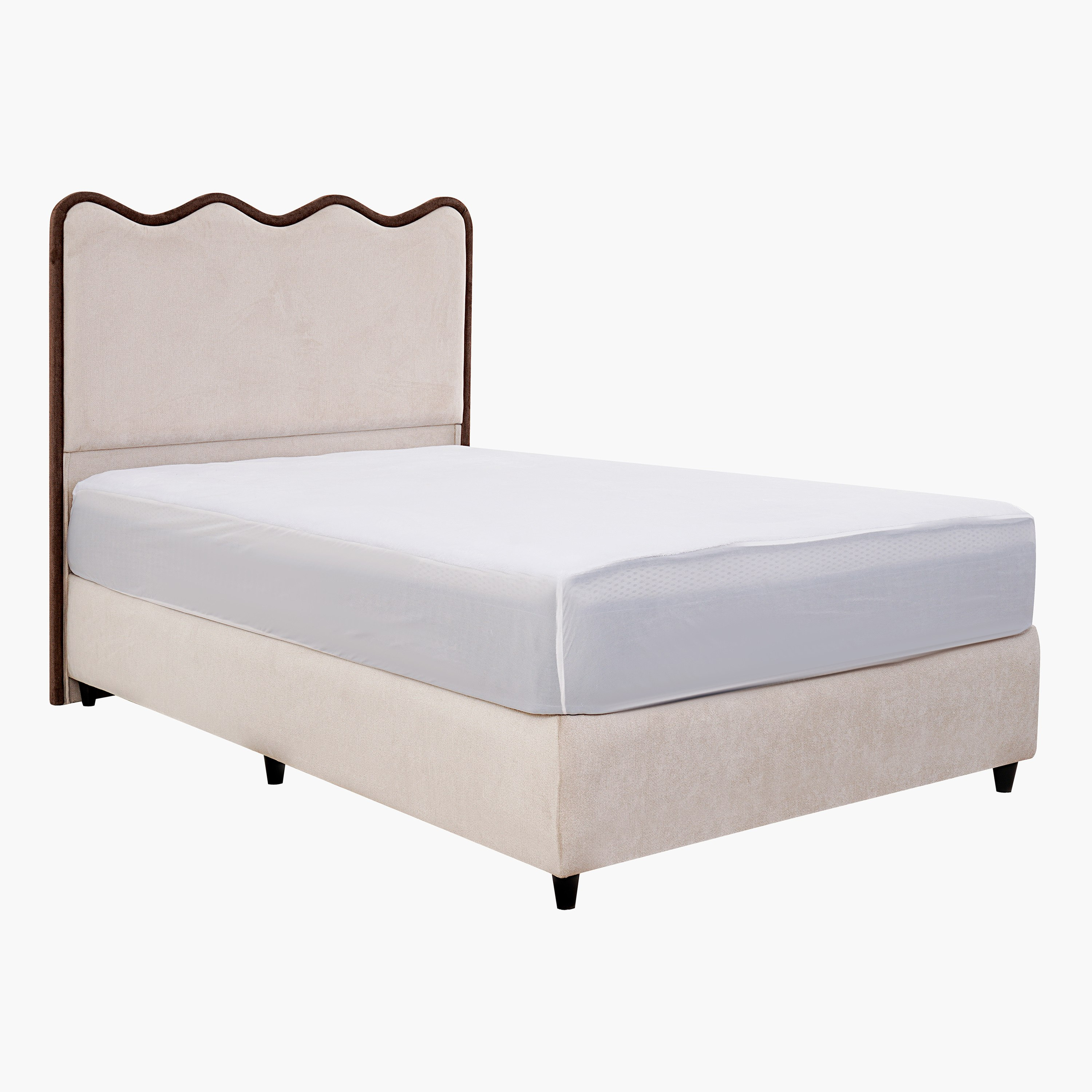 Meadow Sierra Upholstered Twin Headboard - 120x200 cm-hbxbedroom-bedsandbedsets-upholsteredbeds-twin-image-5