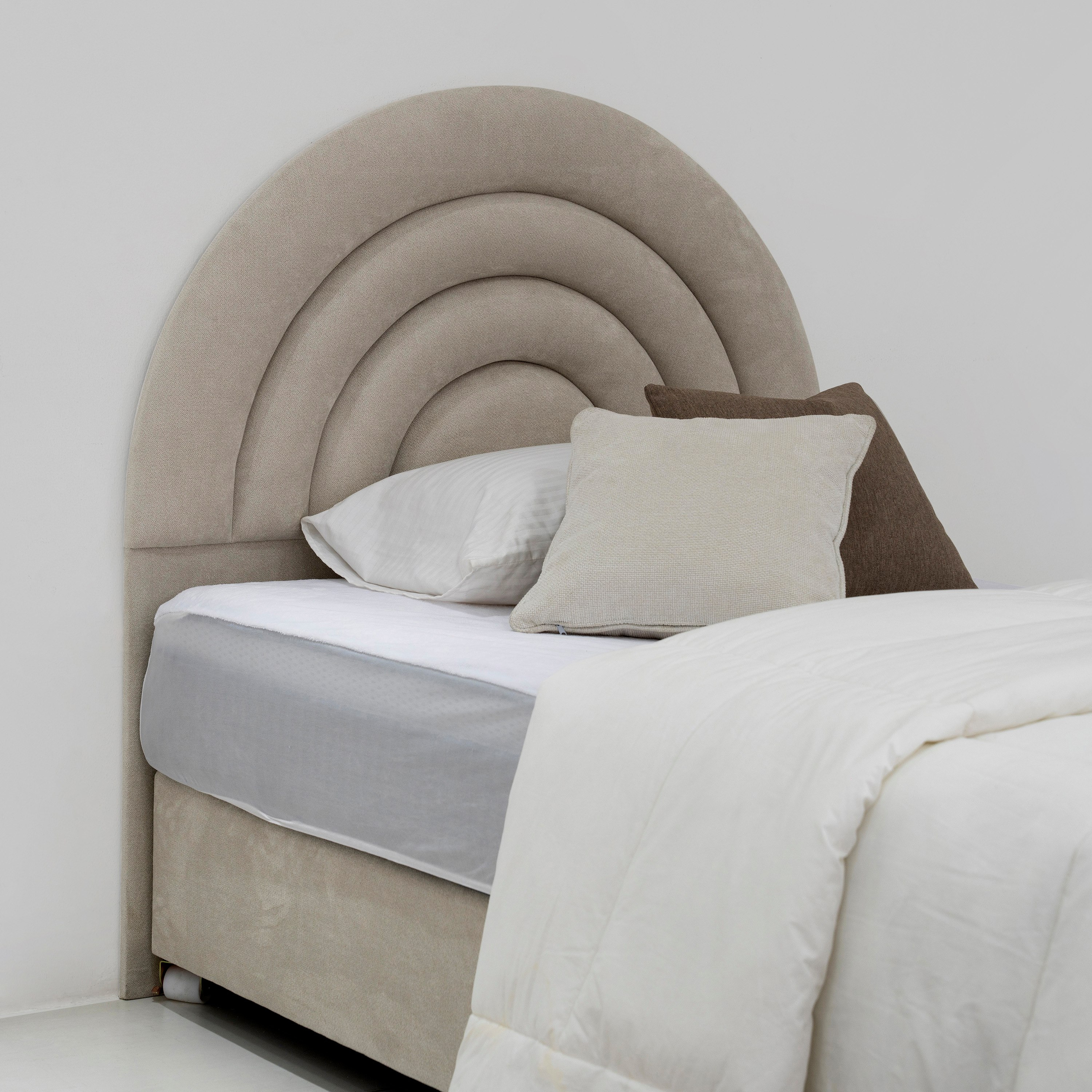 Meadow Crescent Upholstered Twin Headboard - 120x200 cm-hbxbedroom-bedsandbedsets-upholsteredbeds-twin-image-1