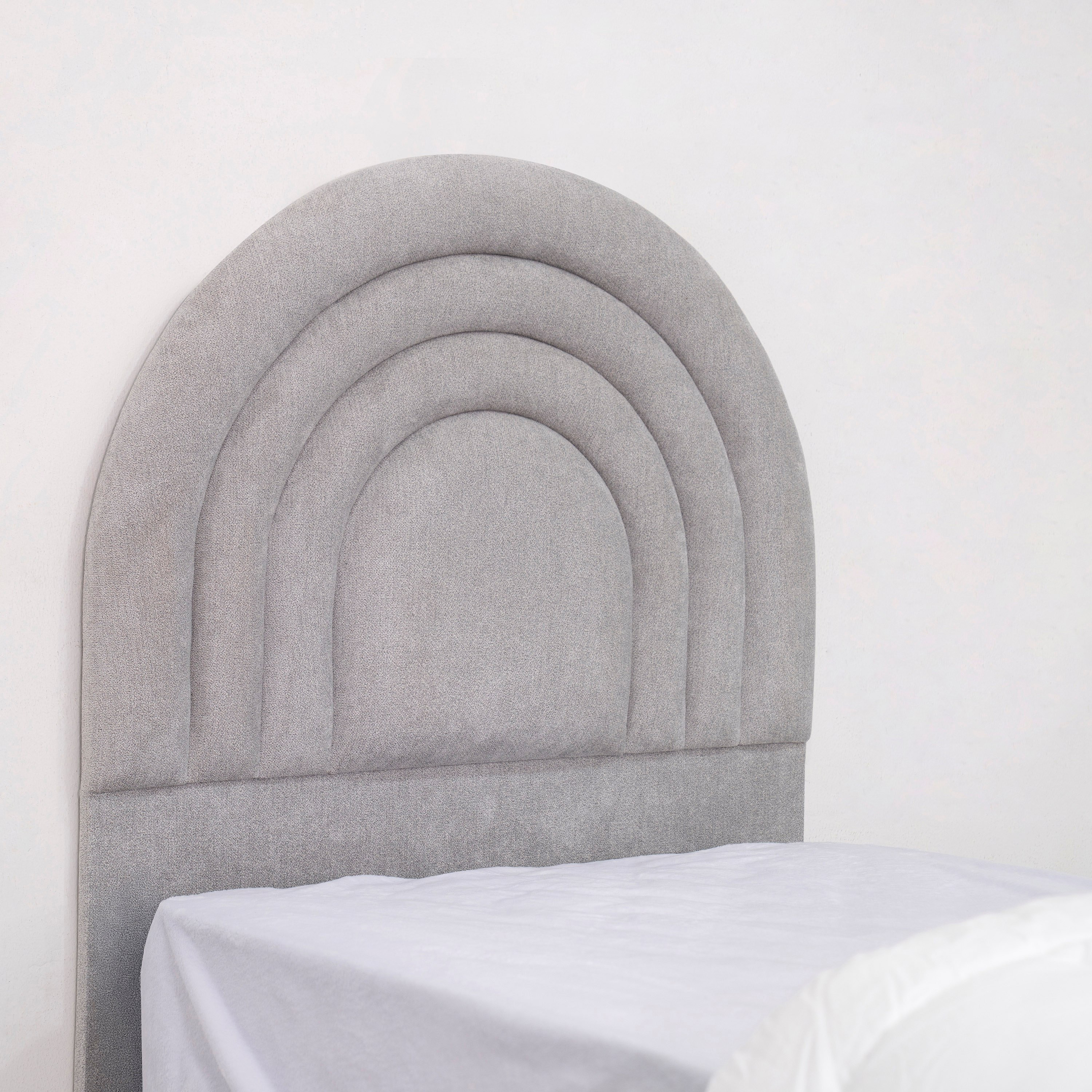 Meadow Crescent Upholstered Single Headboard - 90x200 cm-hbxkidsandyouth-bedsandbedsets-beds-single-image-3