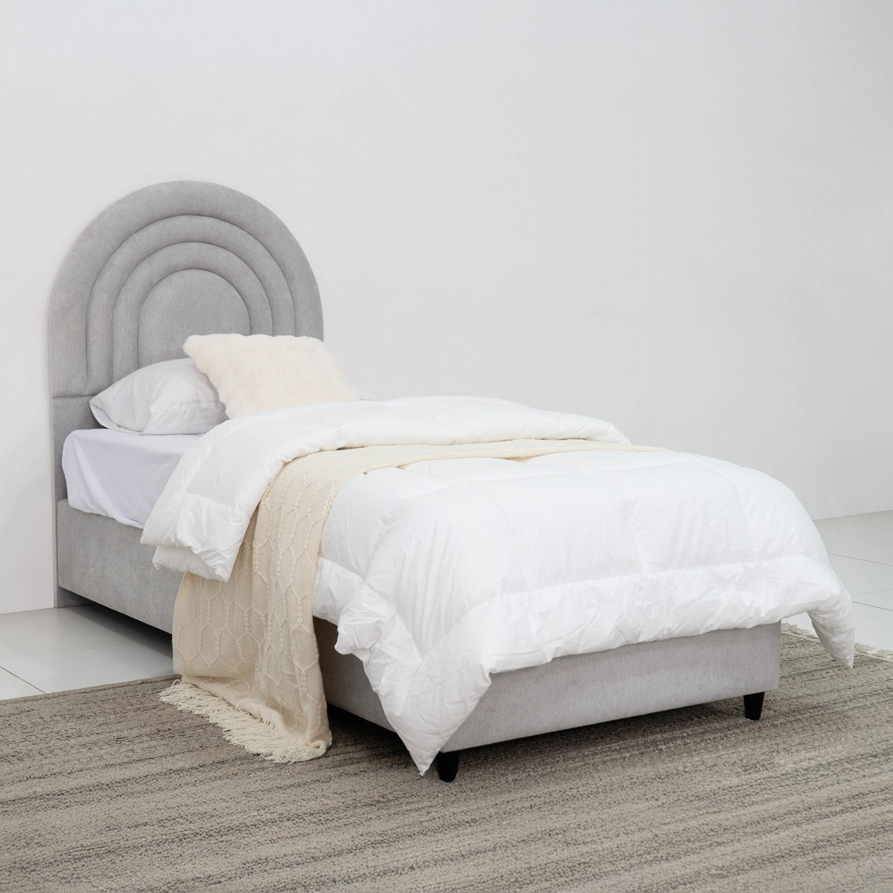 Meadow Crescent Upholstered Single Headboard - 90x200 cm-hbxkidsandyouth-bedsandbedsets-beds-single-image-4