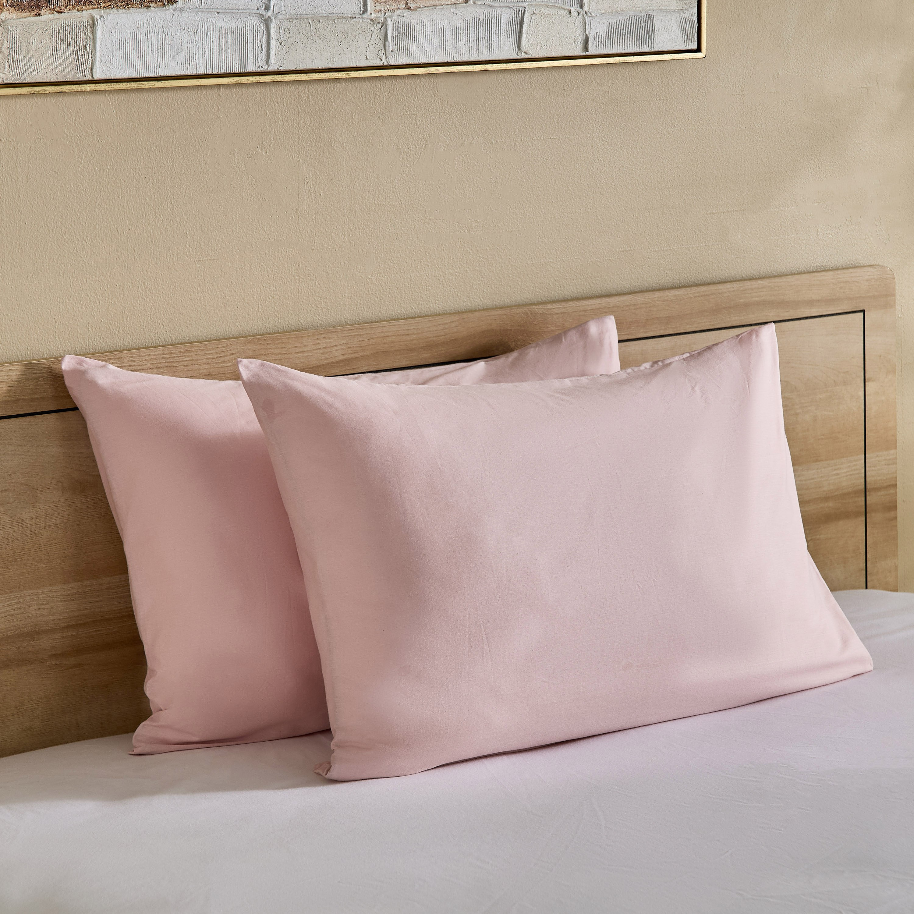 Essential 2-Piece Cotton Pillow Cover Set - 50x75 cm-hbxhomeware-hbxbedroom-image-1