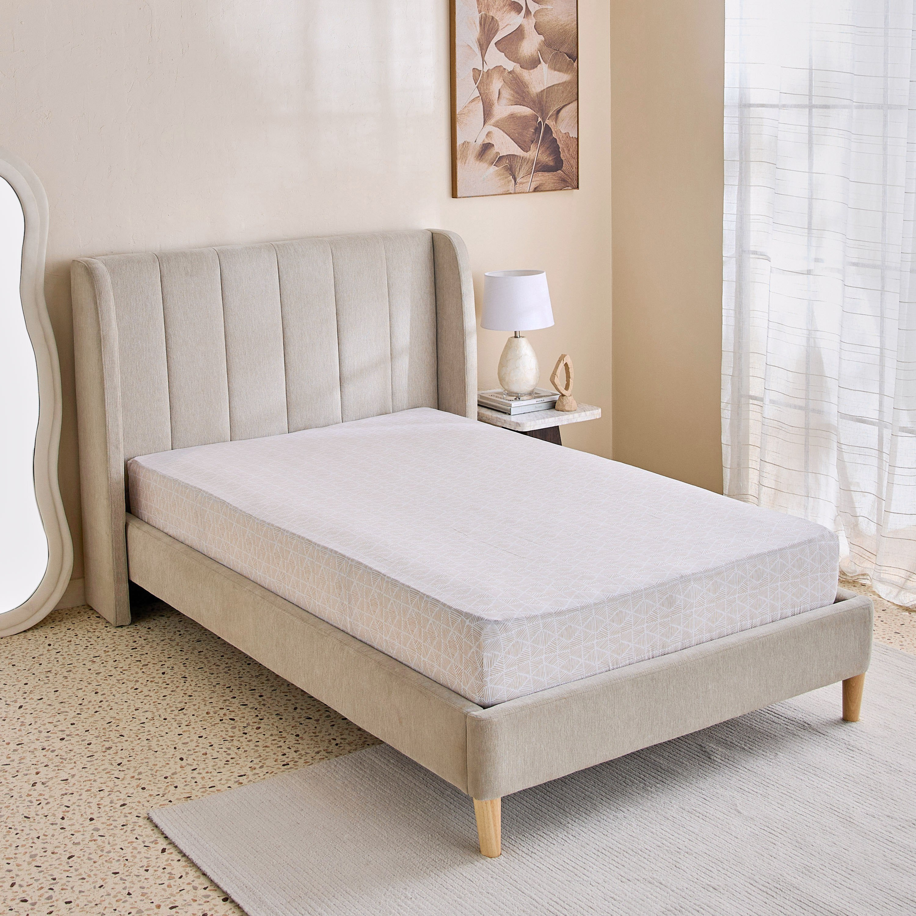 شرشف مطاطي توين قطن بطبعات من ماديسون بيرنلي - 120x200+30 سم-hbxhomeware-hbxbedroom-image-2
