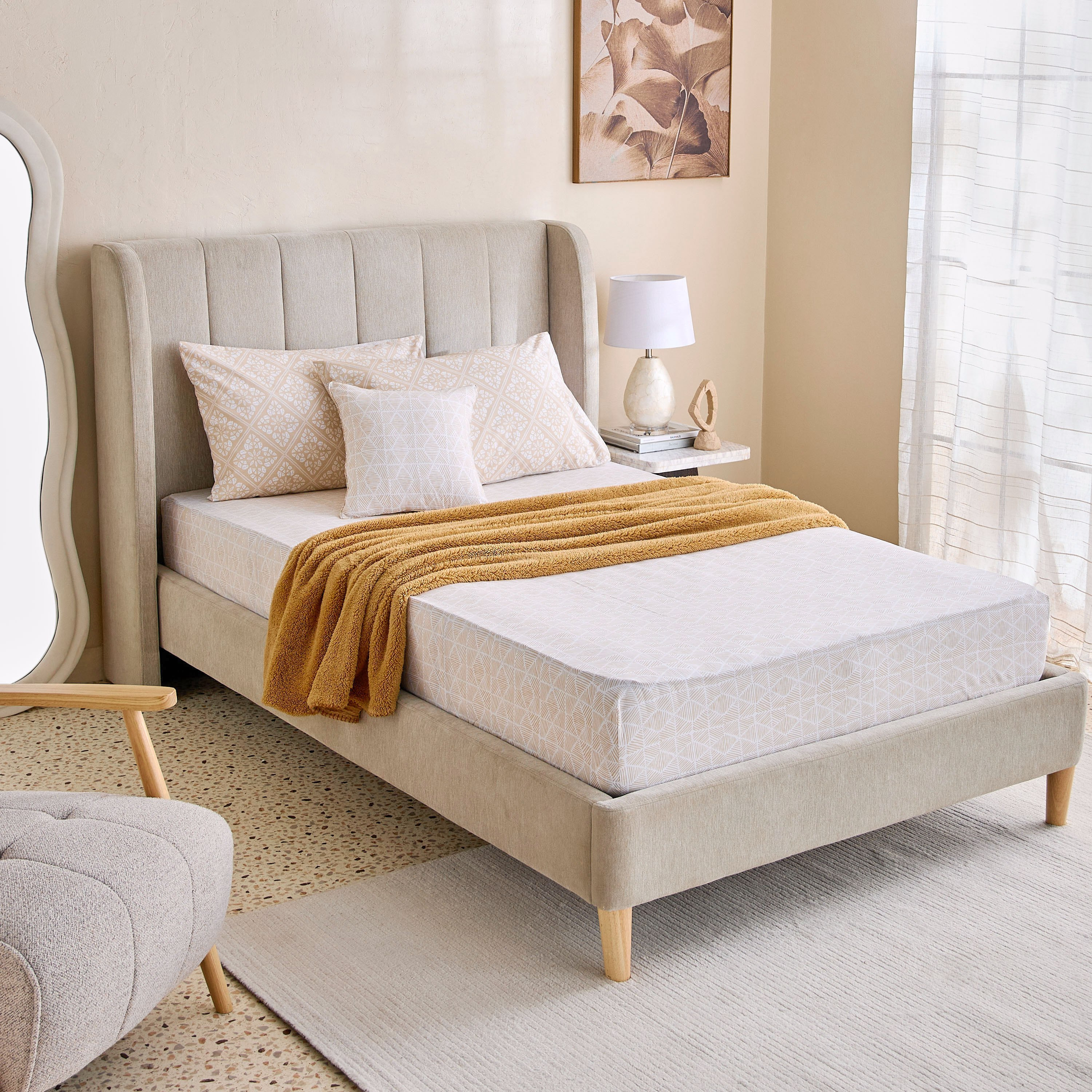 شرشف مطاطي توين قطن بطبعات من ماديسون بيرنلي - 120x200+30 سم-hbxhomeware-hbxbedroom-image-7