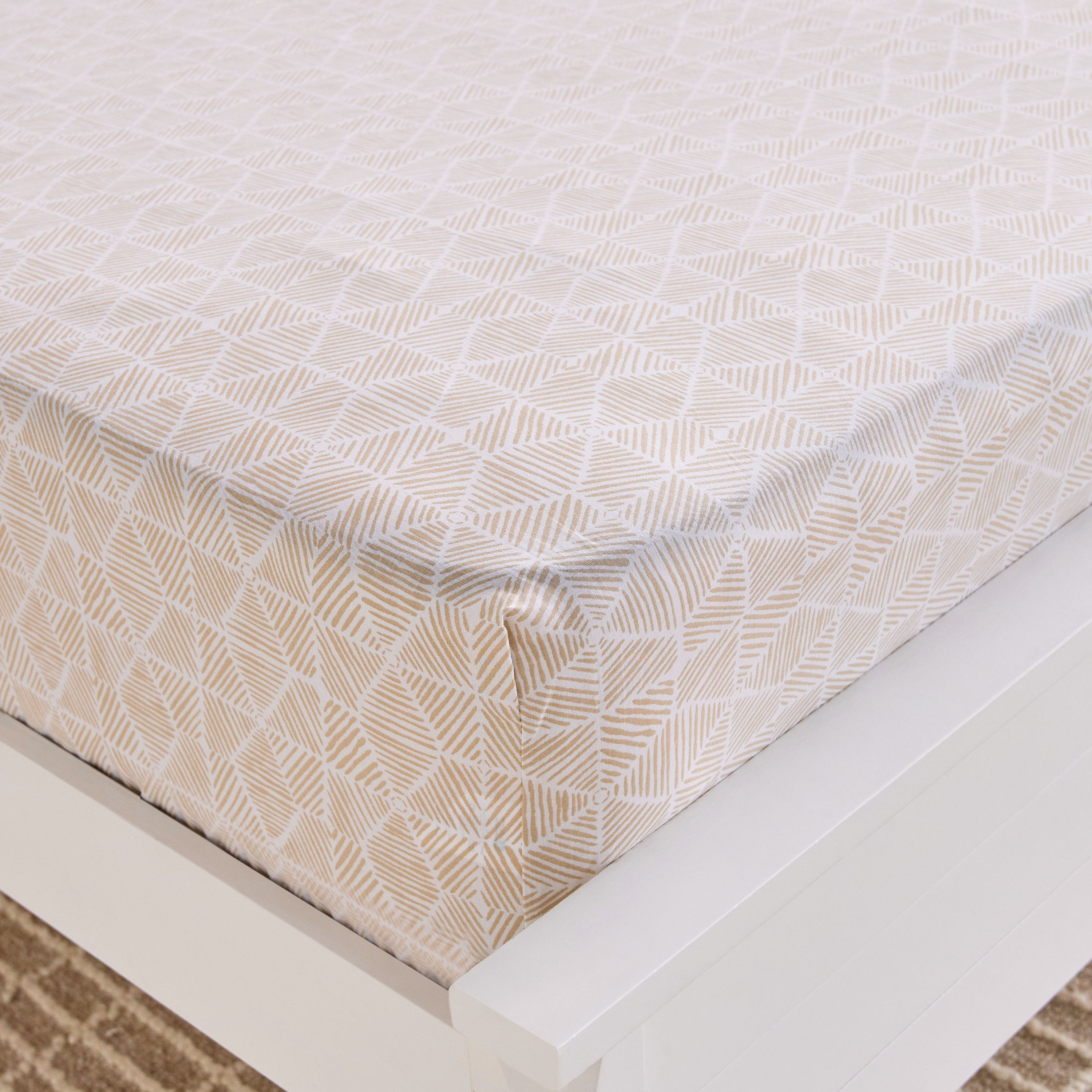 شرشف مطاطي كوين قطن بطبعات من ماديسون بيرنلي - 150x200+30 سم-hbxhomeware-hbxbedroom-image-1