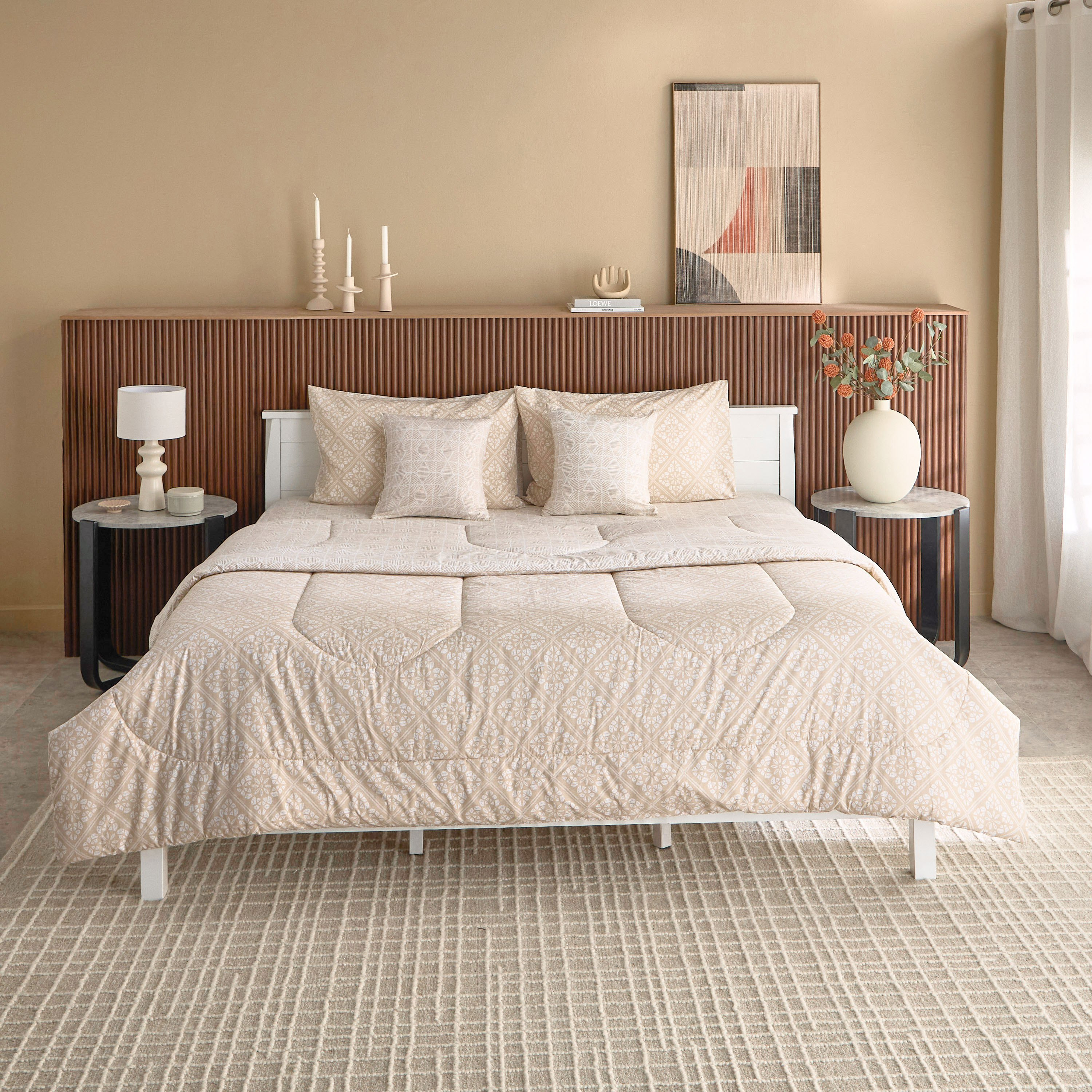 طقم لحاف سوبر كينج قطن 5 قطع بطبعات من ماديسون بيرنلي - 240x240 سم-hbxhomeware-hbxbedroom-image-2