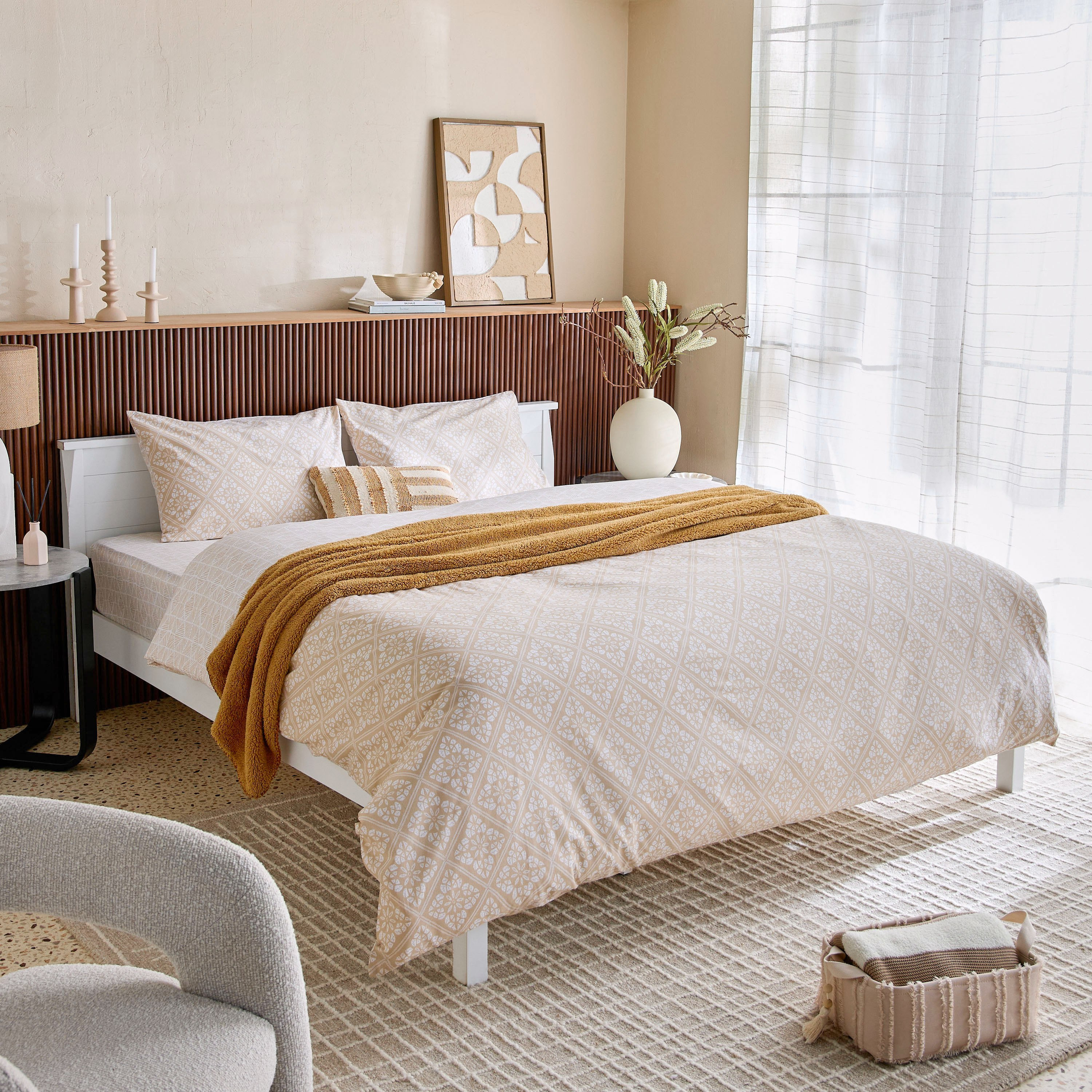 طقم غطاء لحاف كوين/كينج قطن بطبعات 3 قطع من ماديسون بيرنلي - 220x220 سم-hbxhomeware-hbxbedroom-image-9