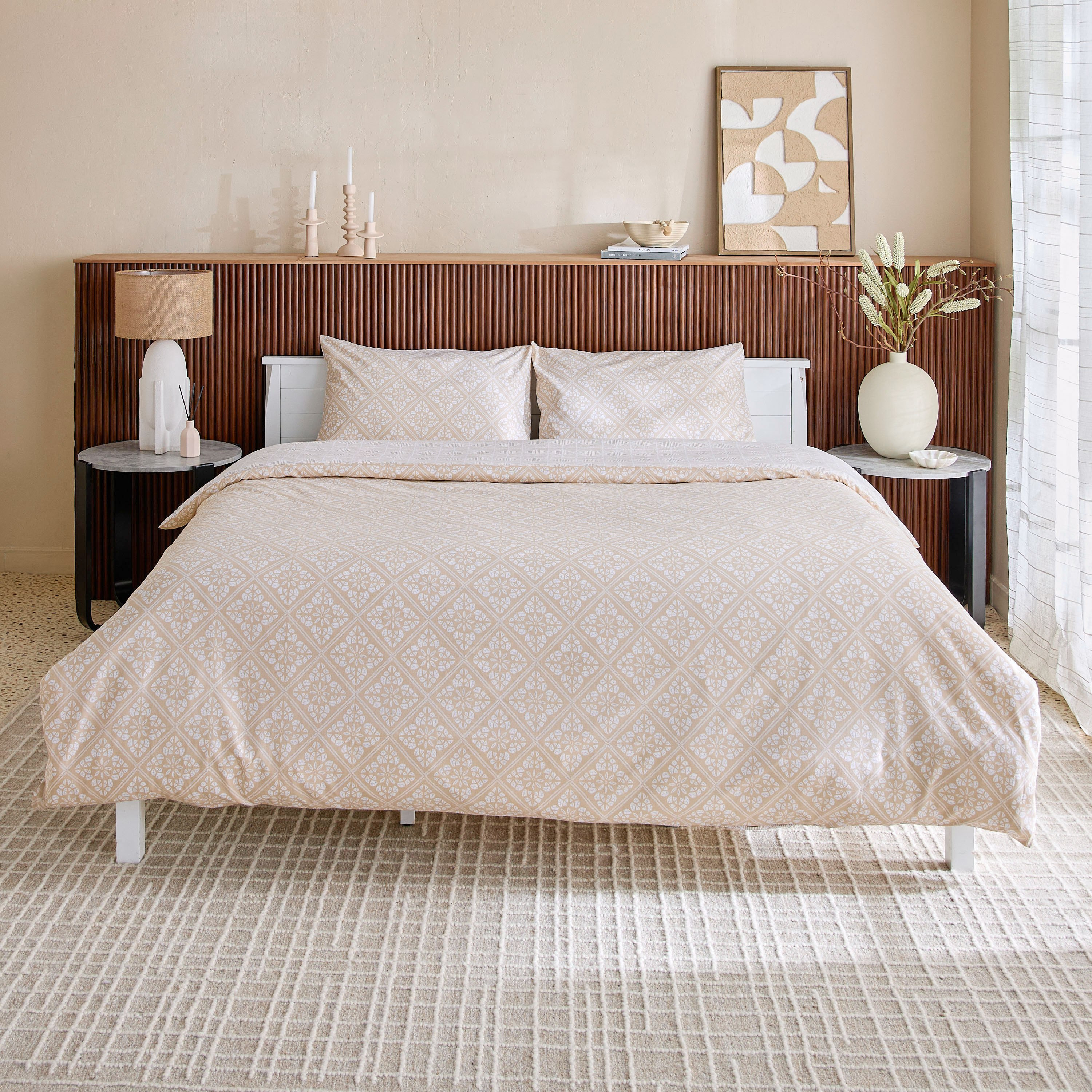 طقم غطاء لحاف كوين/كينج قطن بطبعات 3 قطع من ماديسون بيرنلي - 220x220 سم-hbxhomeware-hbxbedroom-image-3