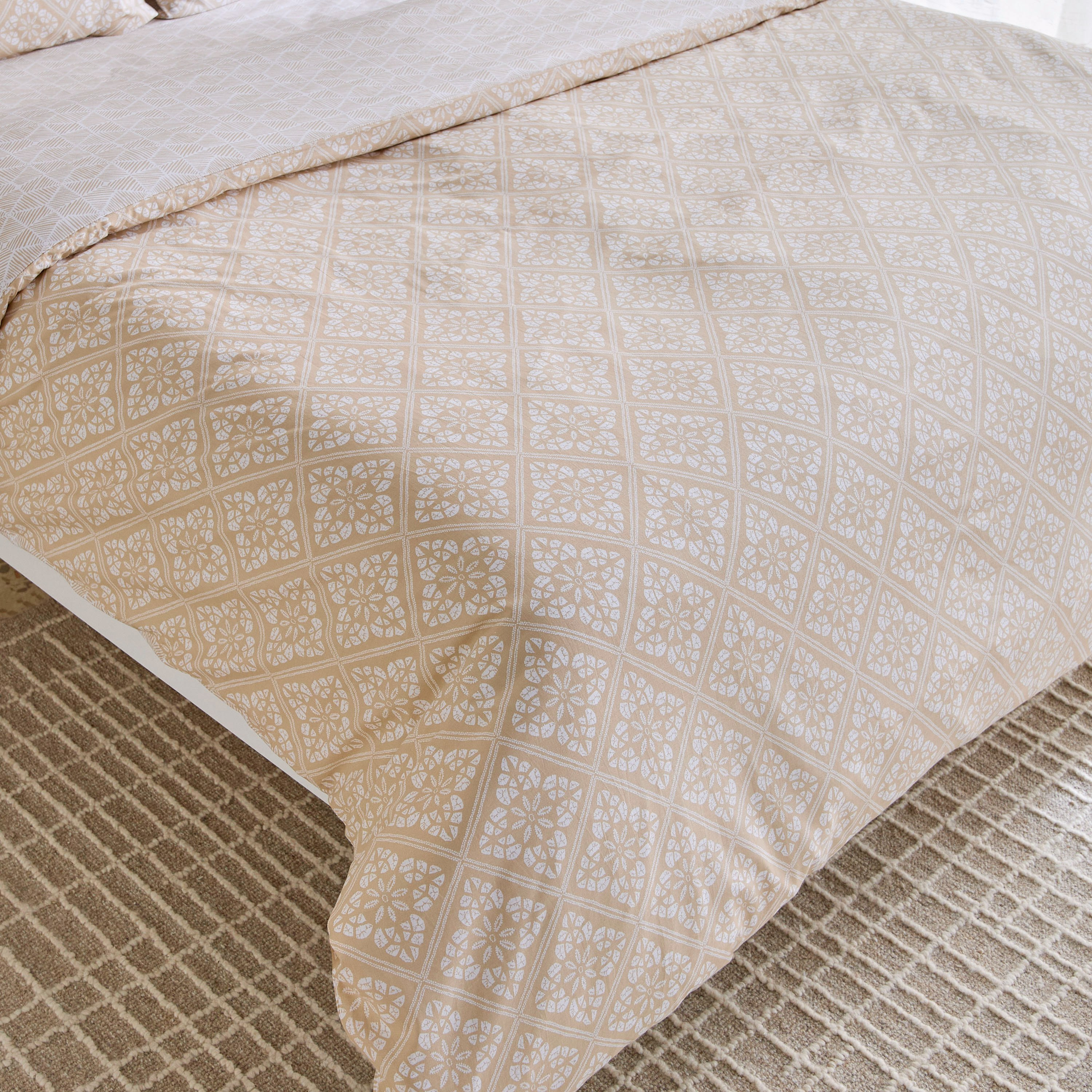 طقم غطاء لحاف سوبر كينج قطن 3 قطع بطبعات من ماديسون بيرنلي - 220x240 سم-hbxhomeware-hbxbedroom-image-5
