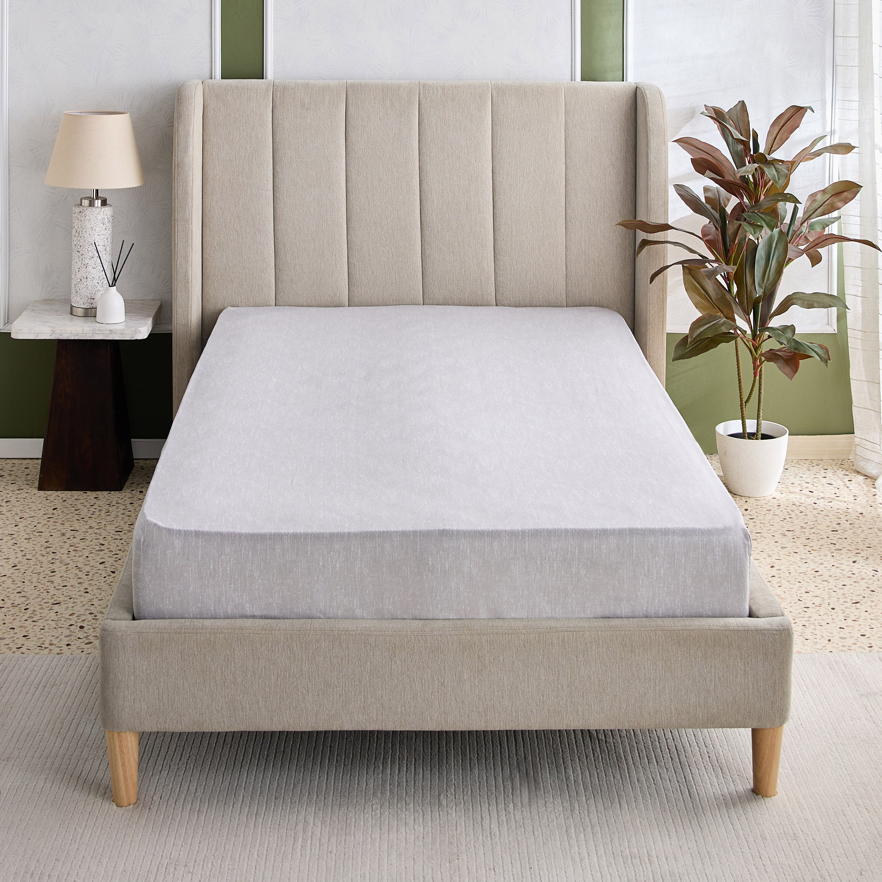 Madison Luton Printed Cotton Twin Fitted Sheet - 120x200+30 cm-hbxhomeware-hbxbedroom-image-3