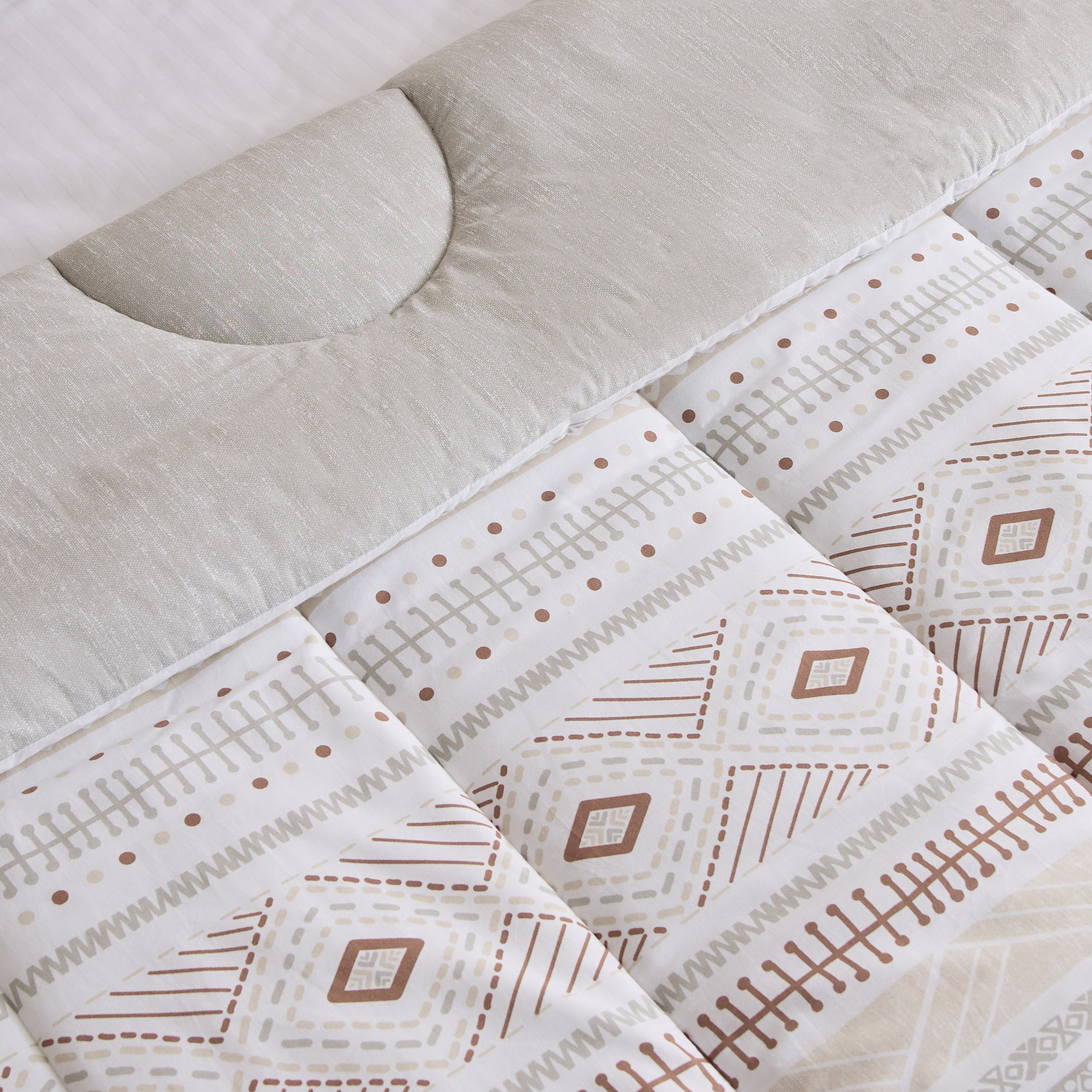Madison Luton 3-Piece Cotton Printed Twin Comforter Set - 160x220 cm-hbxhomeware-hbxbedroom-image-3