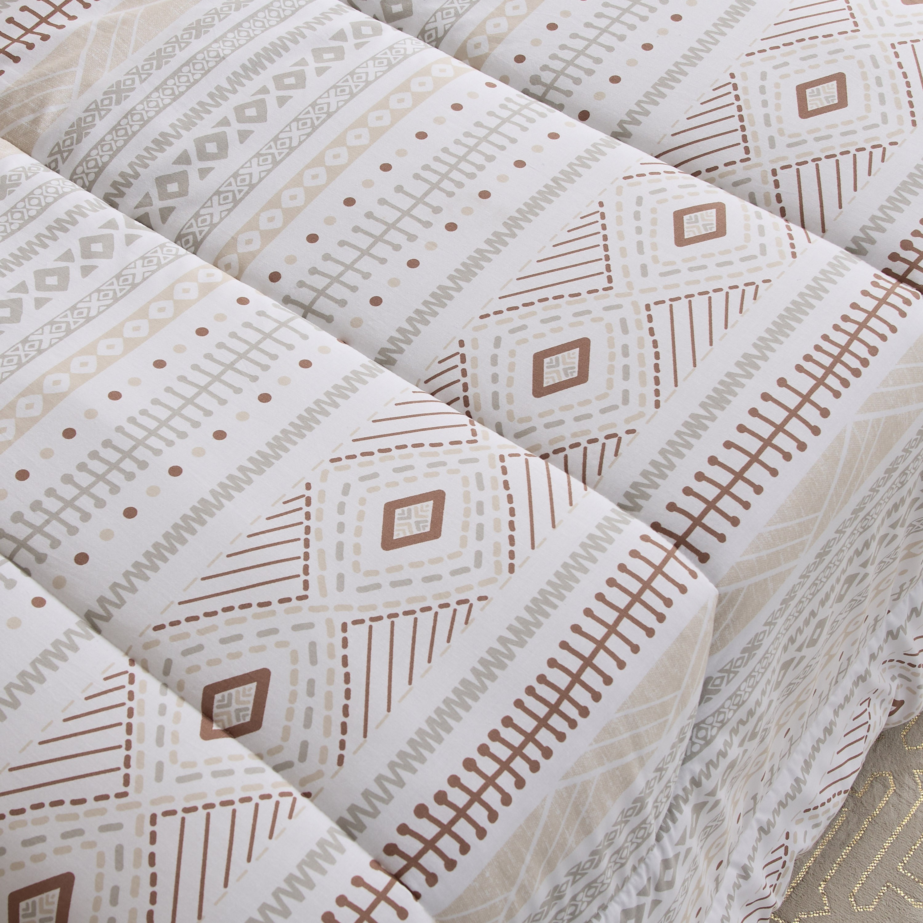 Madison Luton 3-Piece Cotton Printed Twin Comforter Set - 160x220 cm-hbxhomeware-hbxbedroom-image-4