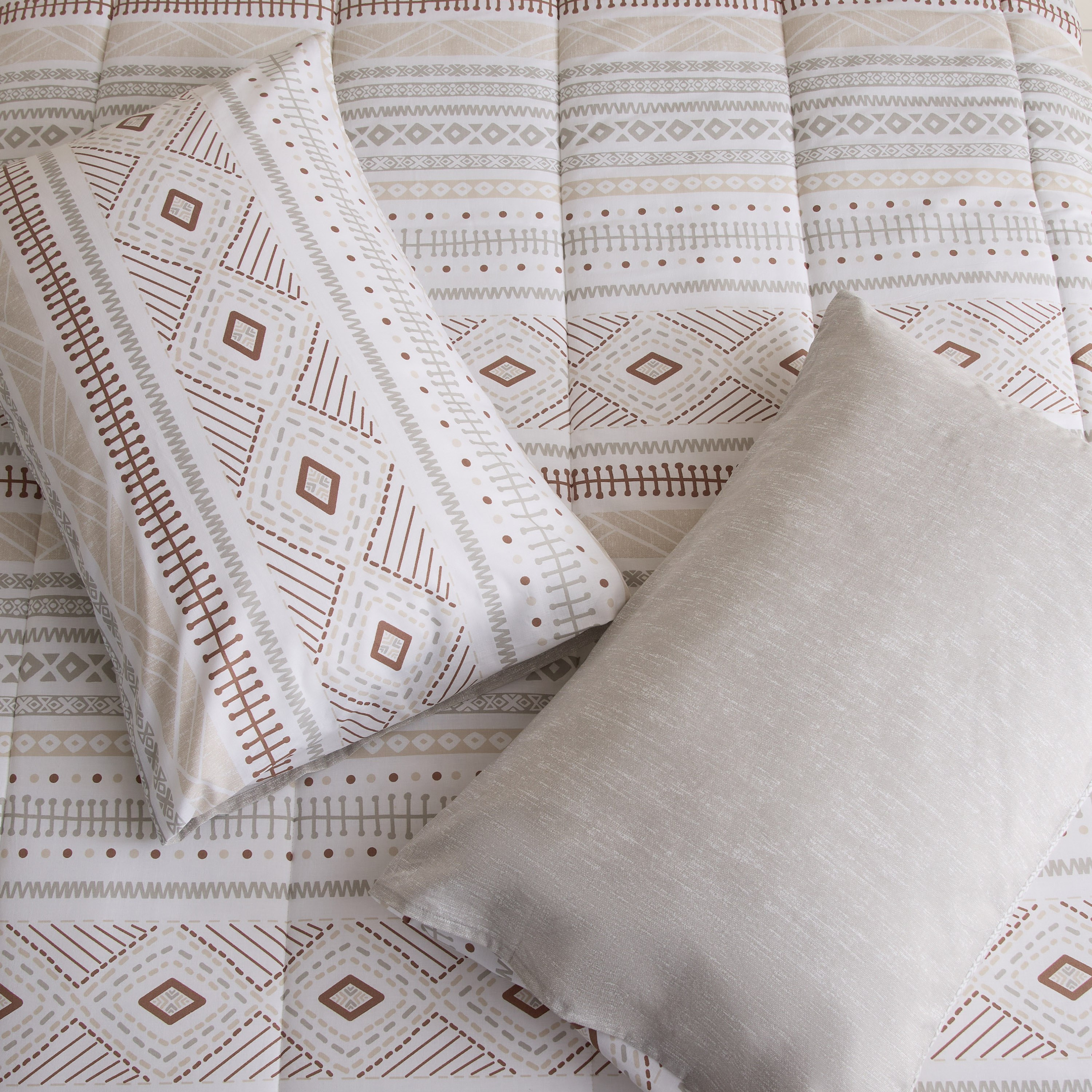 Madison Luton 3-Piece Cotton Printed Twin Comforter Set - 160x220 cm-hbxhomeware-hbxbedroom-image-5