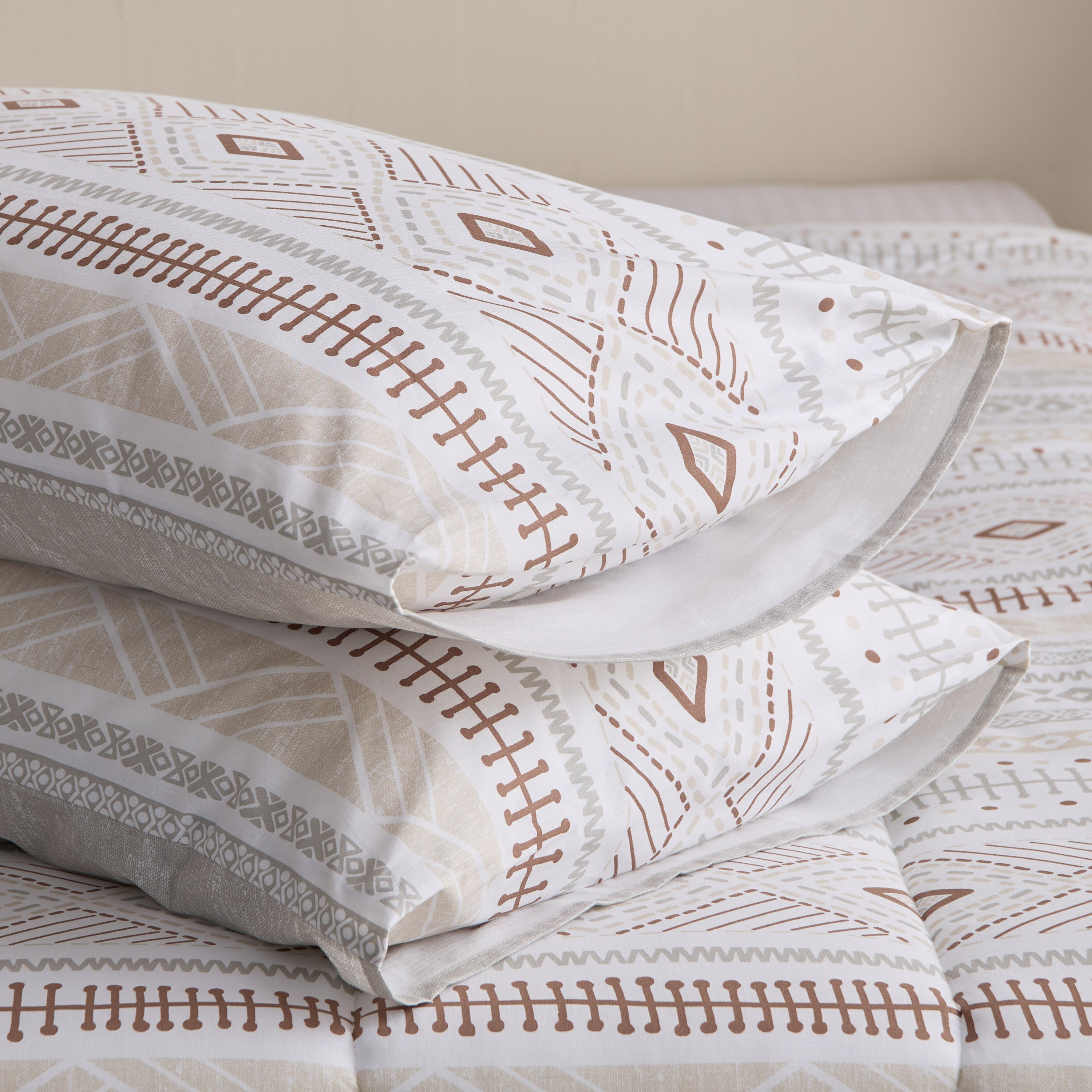 Madison Luton 3-Piece Cotton Printed Twin Comforter Set - 160x220 cm-hbxhomeware-hbxbedroom-image-6