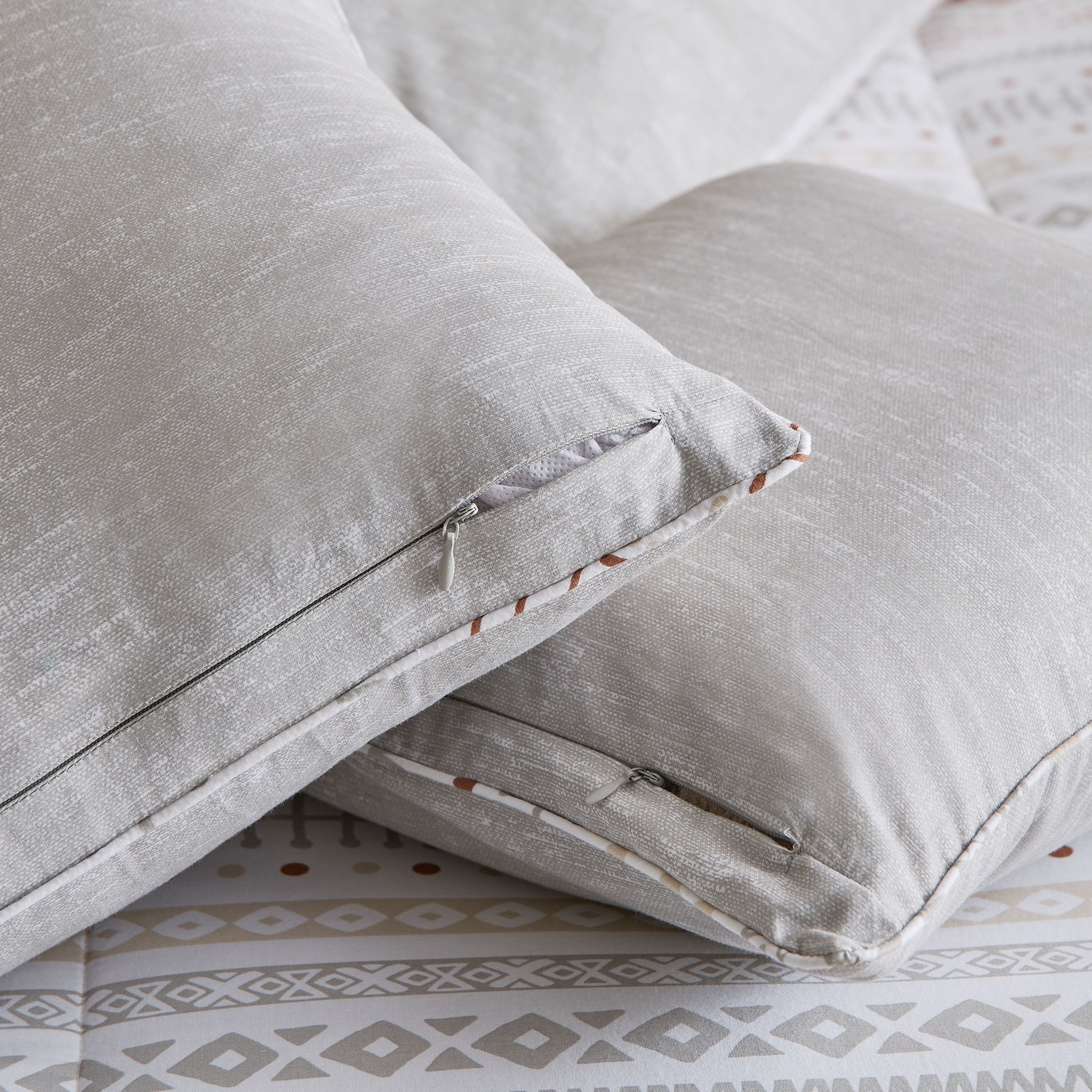 Madison Luton 5-Piece Cotton Printed Super King Comforter Set - 240x240 cm-hbxhomeware-hbxbedroom-image-6