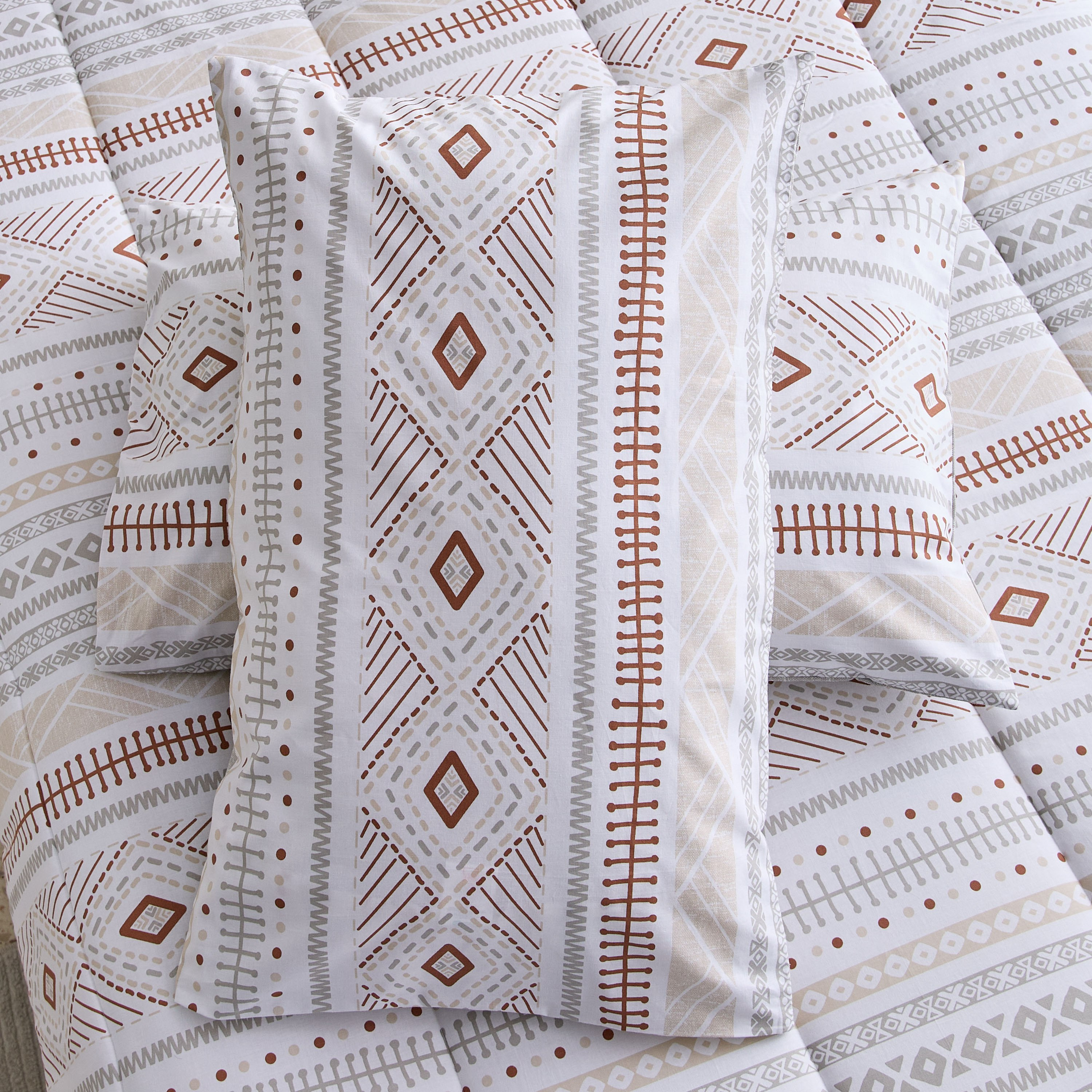 Madison Luton 5-Piece BIAB Cotton Printed Twin Comforter Set - 160x220 cm-hbxhomeware-hbxbedroom-image-8