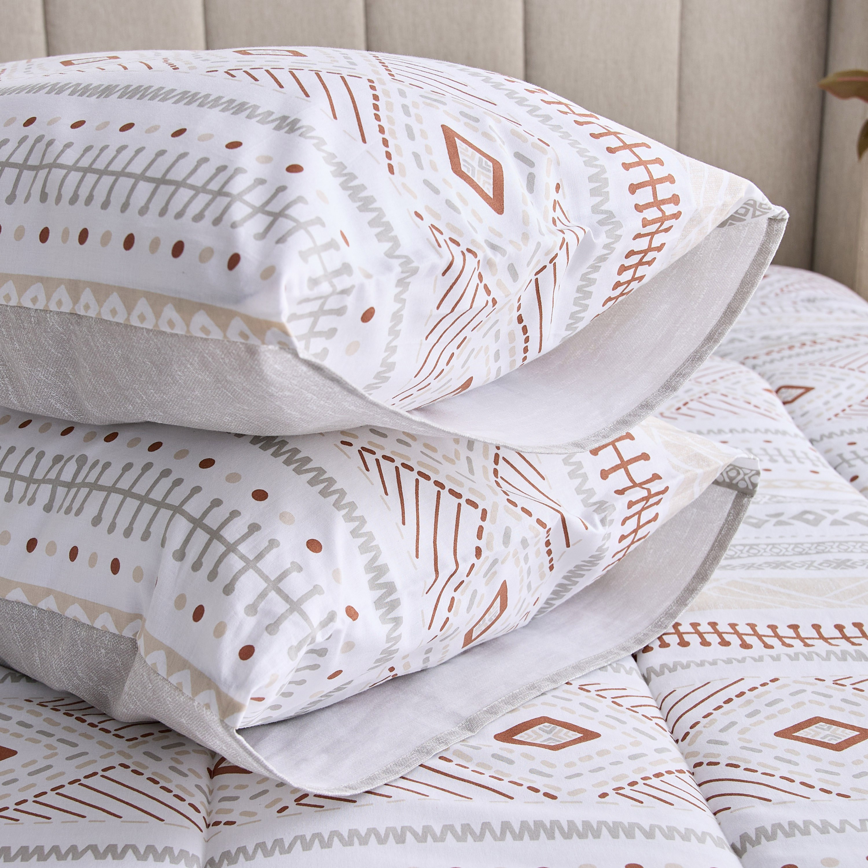 Madison Luton 5-Piece BIAB Cotton Printed Twin Comforter Set - 160x220 cm-hbxhomeware-hbxbedroom-image-9