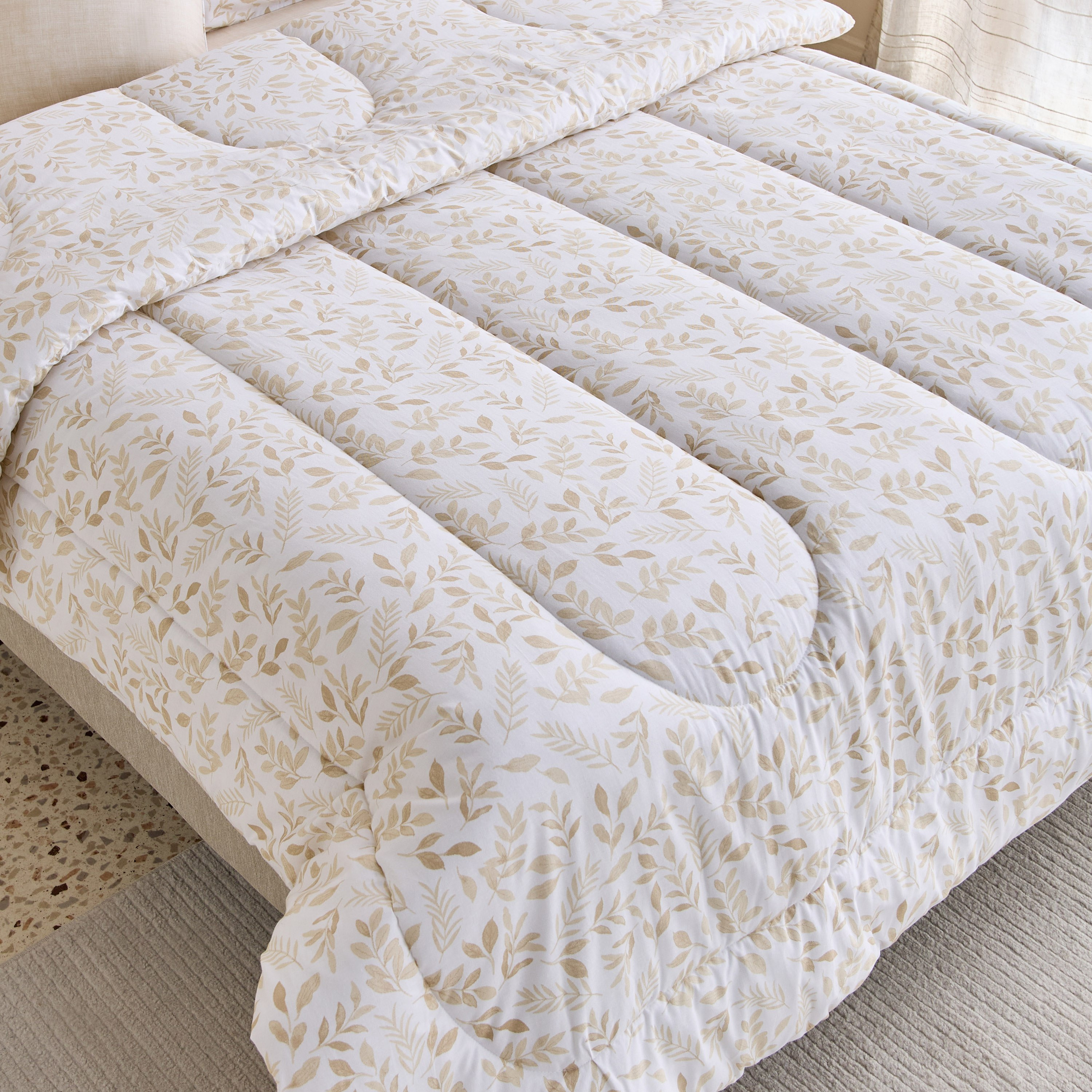 Valencia Visby 5-Piece BIAB Printed Cotton Twin Comforter Set - 160x220 cm-hbxhomeware-hbxbedroom-image-5