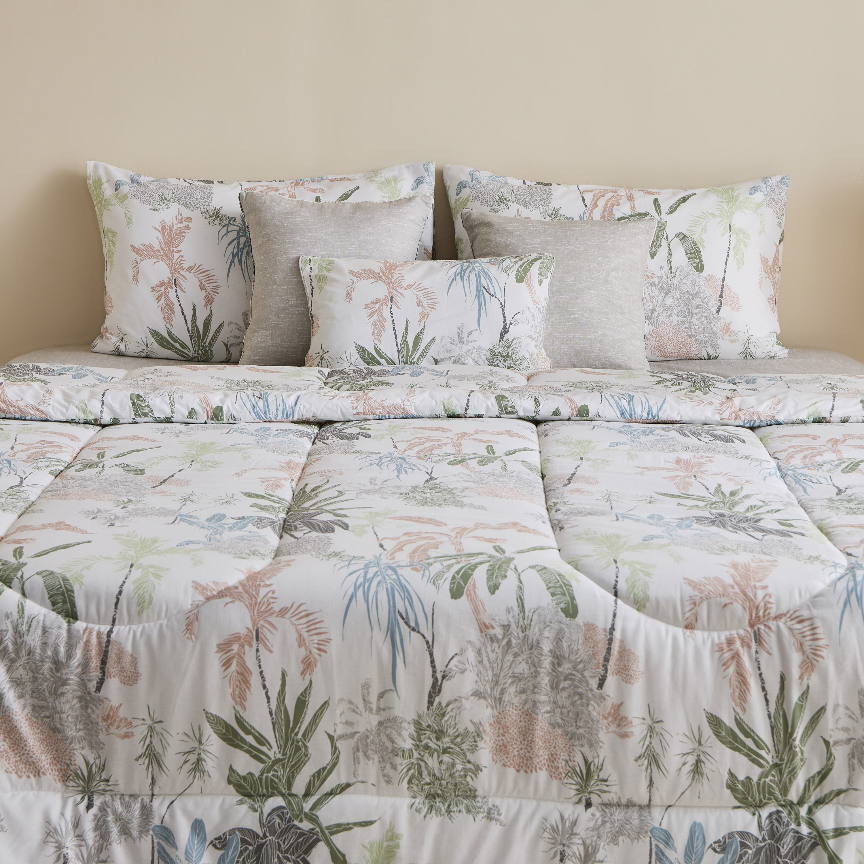 Valencia Arvika 7-Piece BIAB Printed Cotton King Comforter Set - 220x240 cm-hbxhomeware-hbxbedroom-image-2