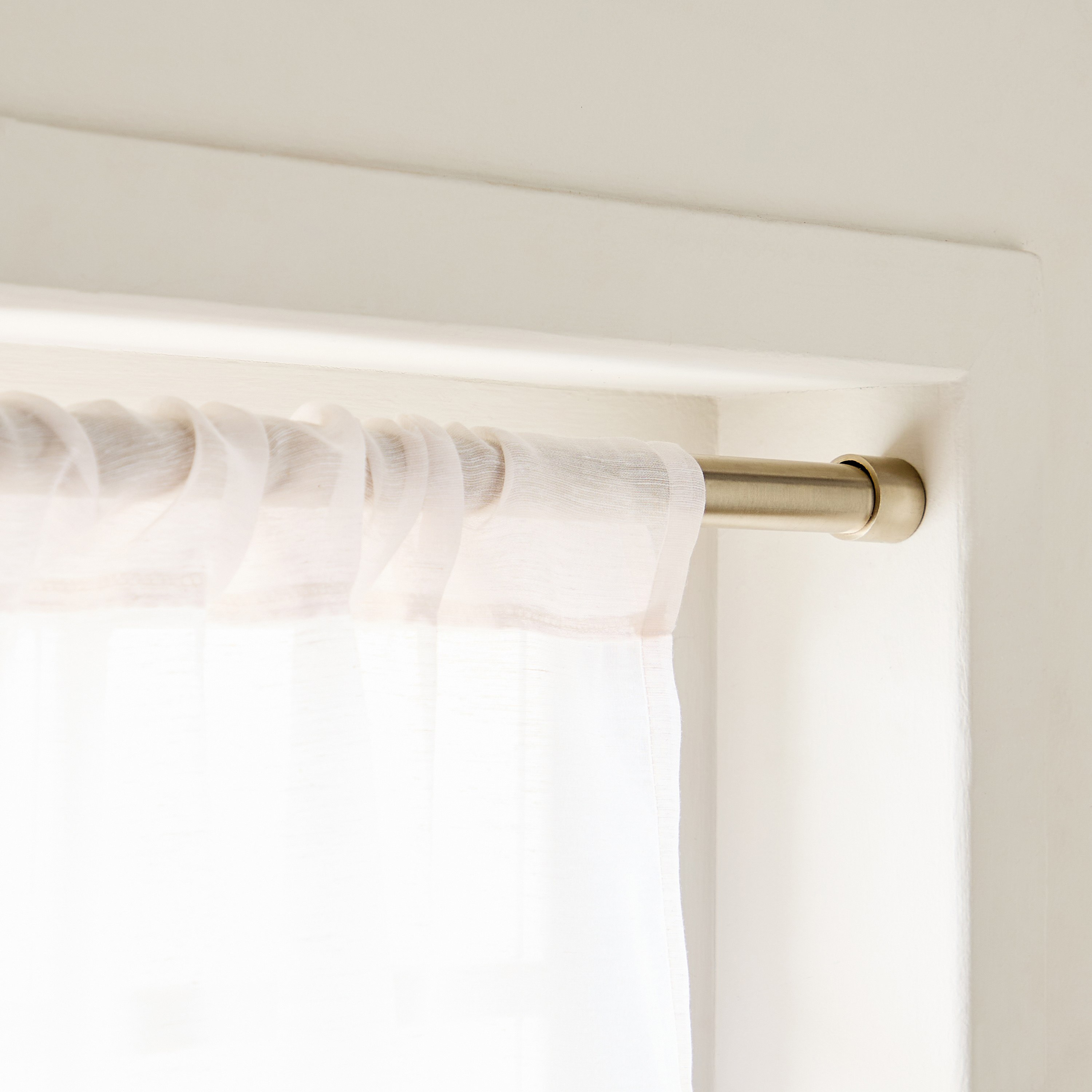 End to End 25mm Ceiling Wall Mount Extendable Single Curtain Rod with Brackets - 157- 457 cm-PROMO_HB_AE_B1G1_250925-image-1