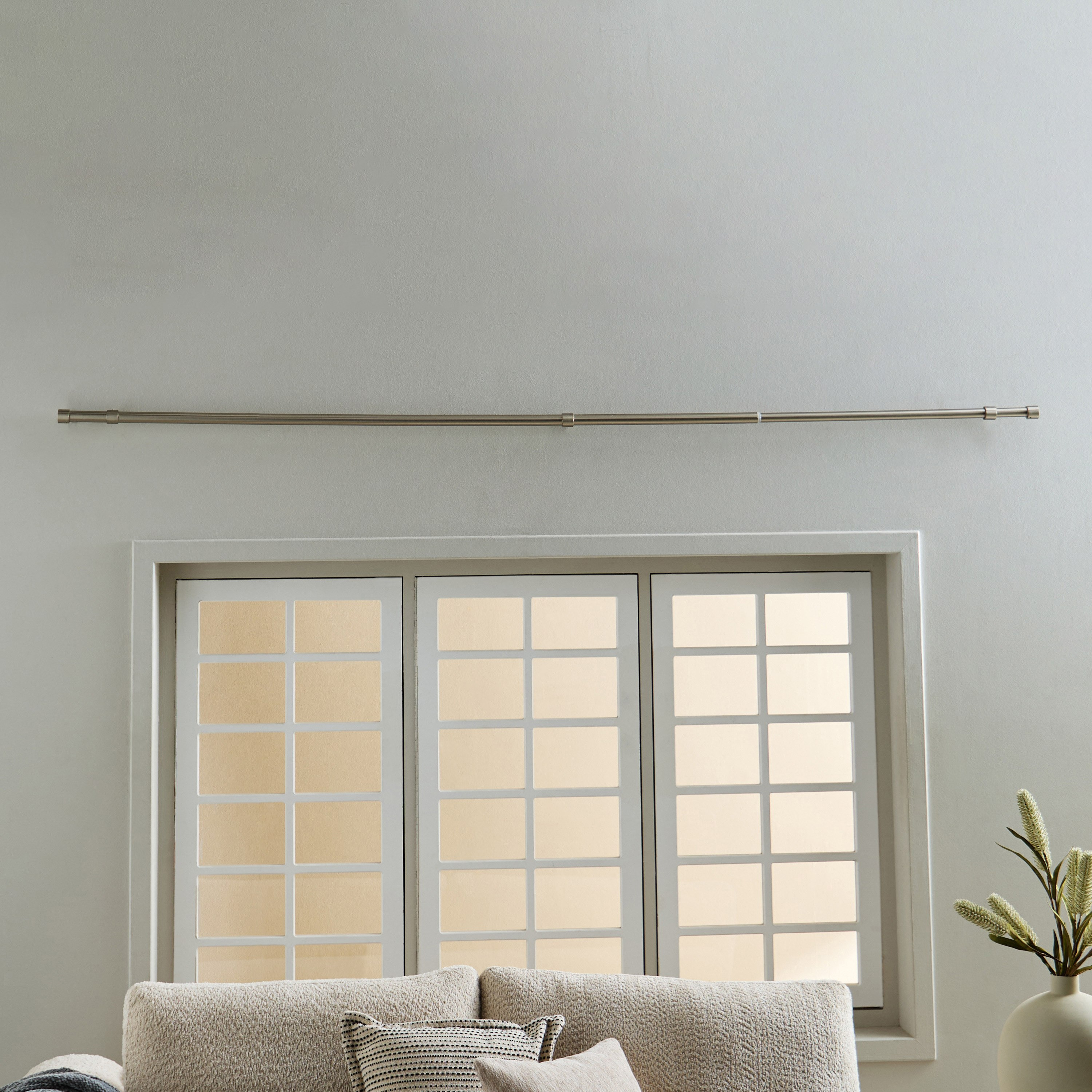 End to End 25mm Ceiling Wall Mount Extendable Single Curtain Rod with Brackets - 157- 457 cm-PROMO_HB_AE_B1G1_250925-image-3