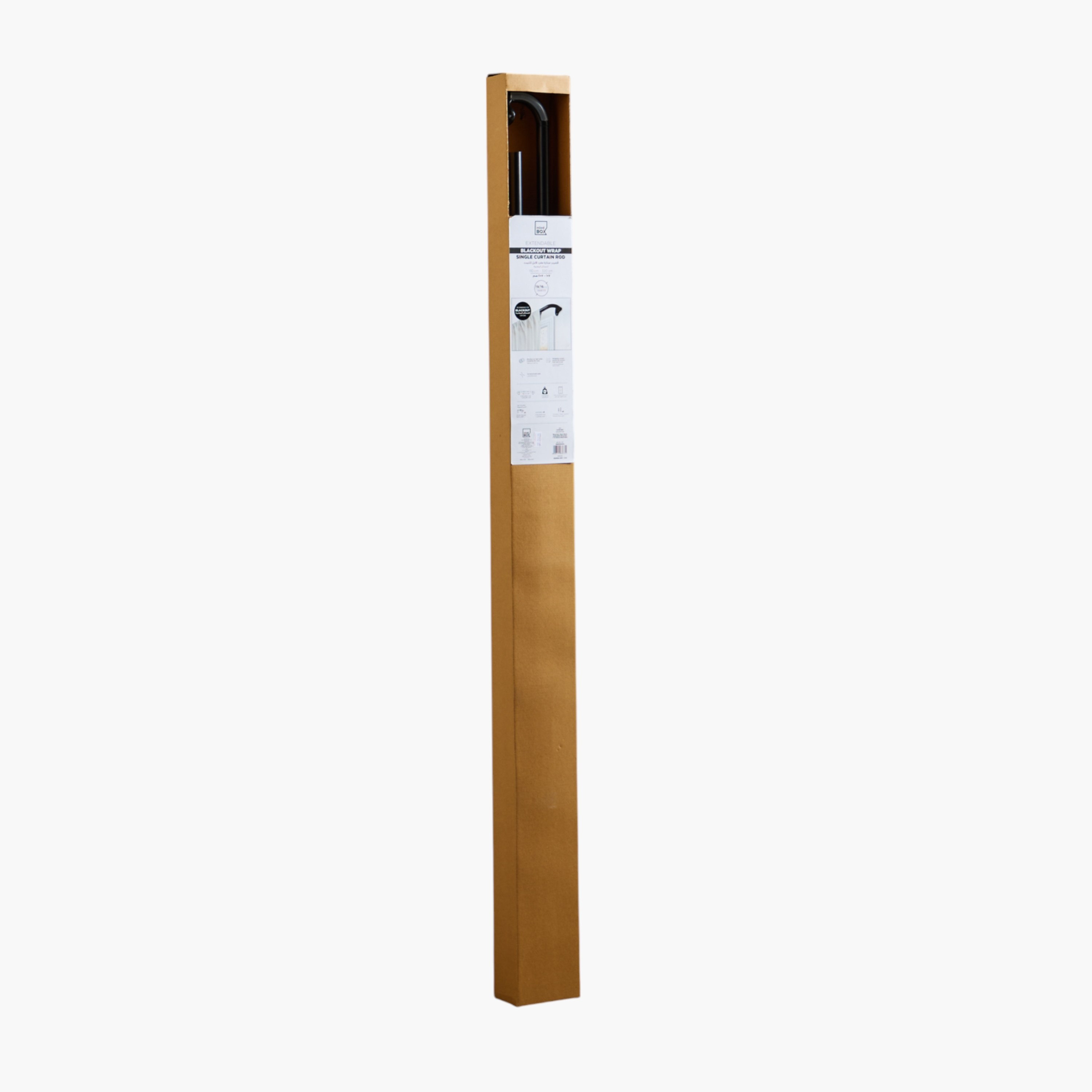 Wrap 19mm Extendable Blackout Single Curtain Rod - 110-320 cm-hbxhomeware-hbxbedroom-image-6
