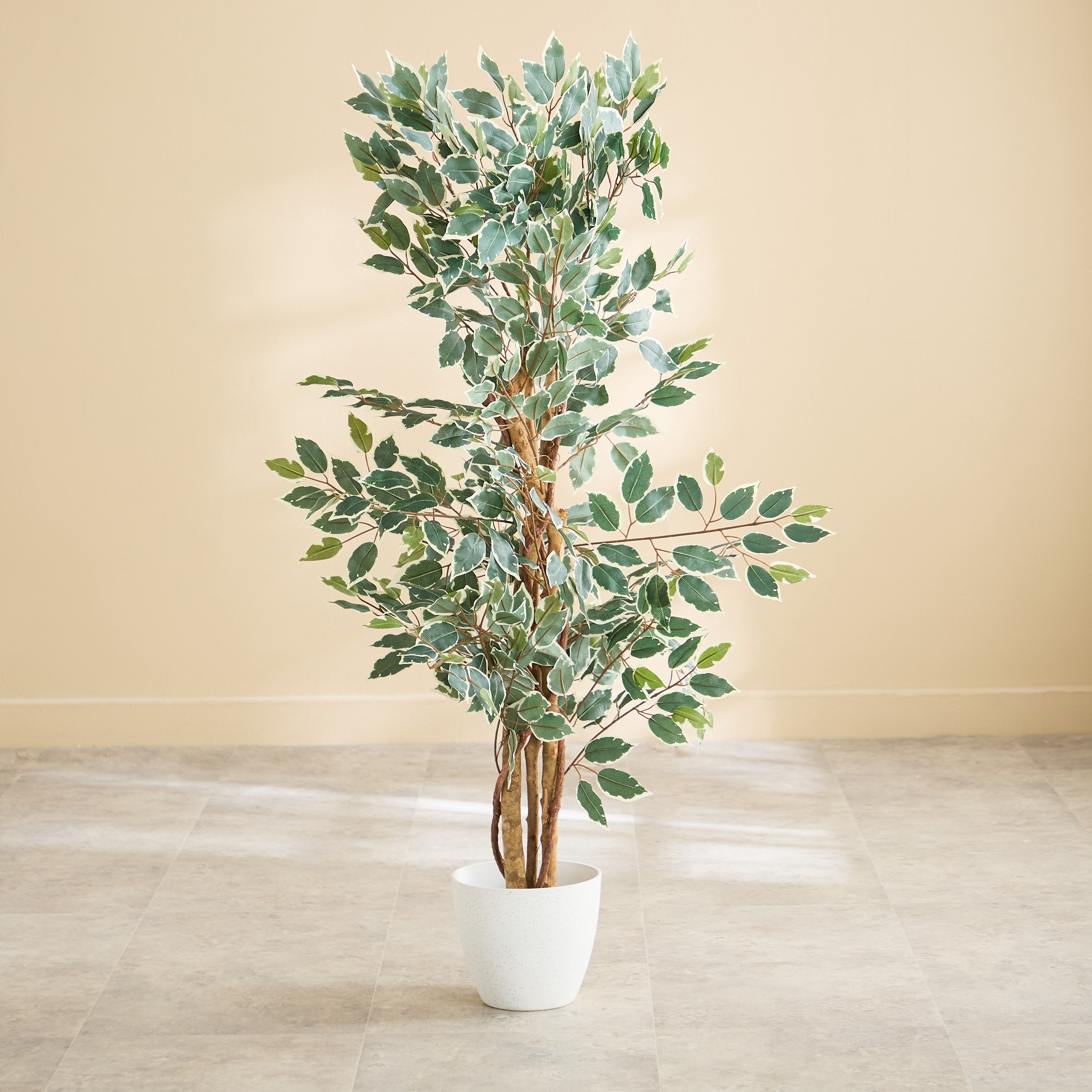 شجرة فيكس صناعية بـ152 ورقة من تيدورا سيلفان - 65×55×127 سم-hbxdecorandfurnishings-homeaccessories-artificialflowersandplants-image-2