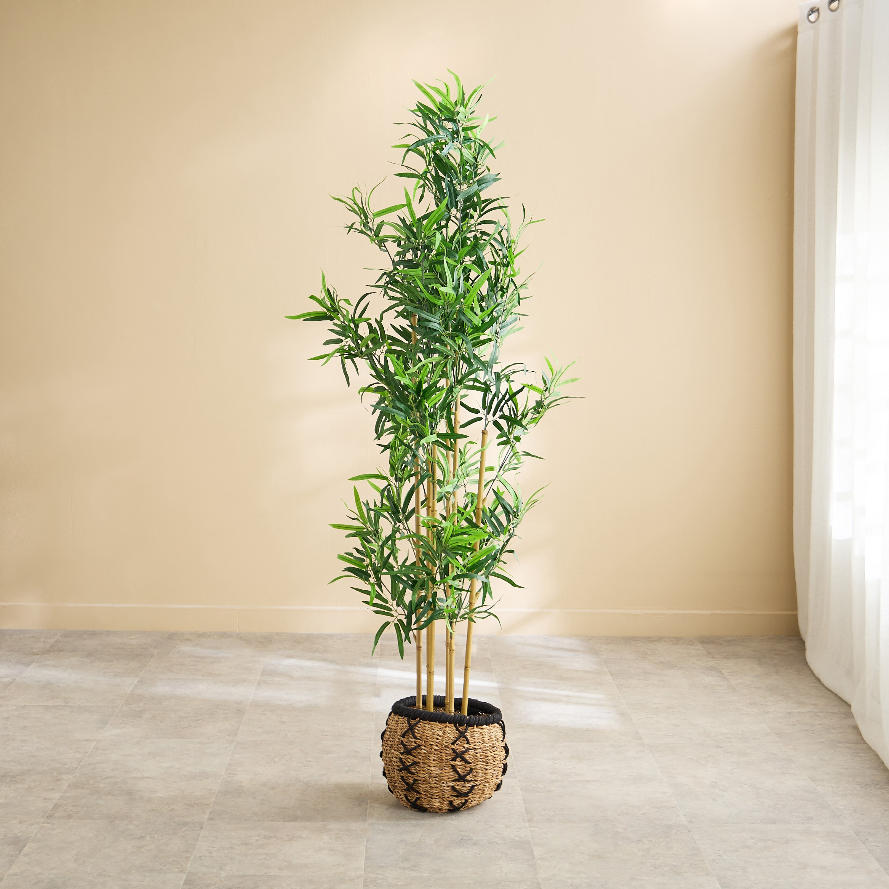 شجرة بامبو صناعية من تيدورا سيلفان - 70×70×175 سم-hbxdecorandfurnishings-homeaccessories-artificialflowersandplants-image-2